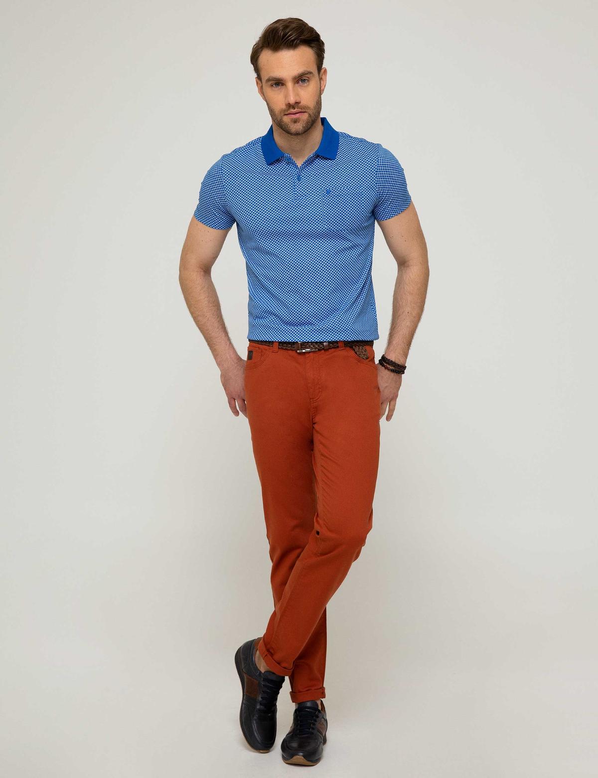 Kiremit Slim Fit Chino Pantolon