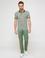 Yeşil Slim Fit Kanvas Pantolon