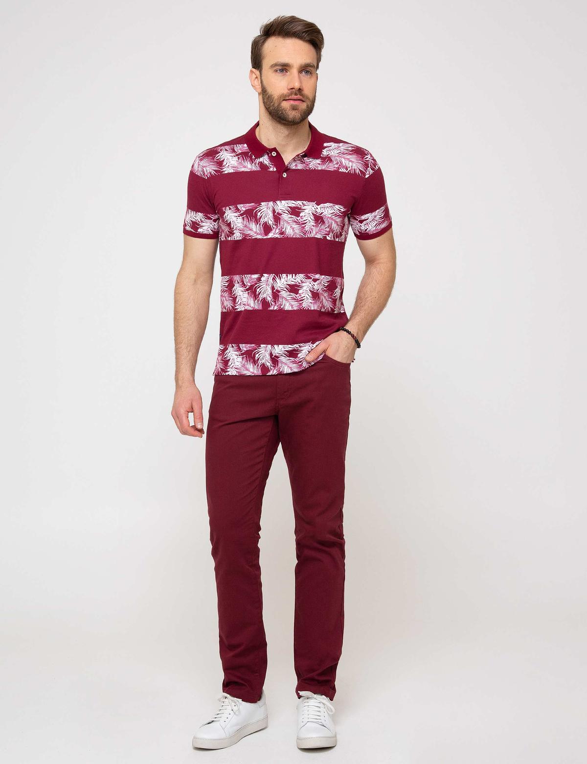 Bordo Chino Pantolon