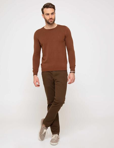 Haki Slim Fit Chino Pantolon