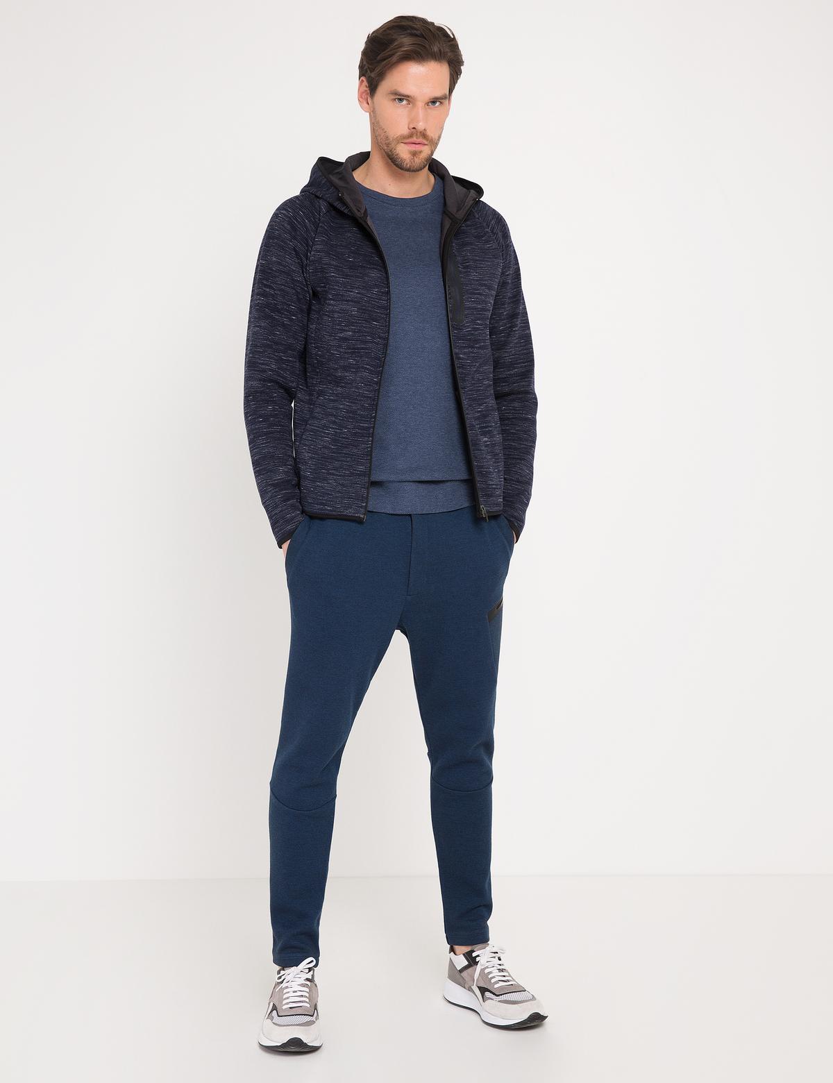 Lacivert Slim Fit Sweatshirt