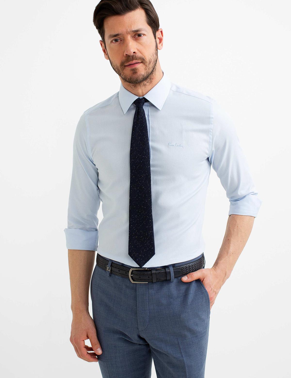 Açık Mavi Slim Fit Gömlek