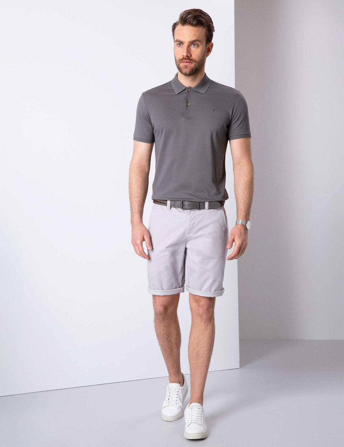 Taş Slim Fit Bermuda Şort