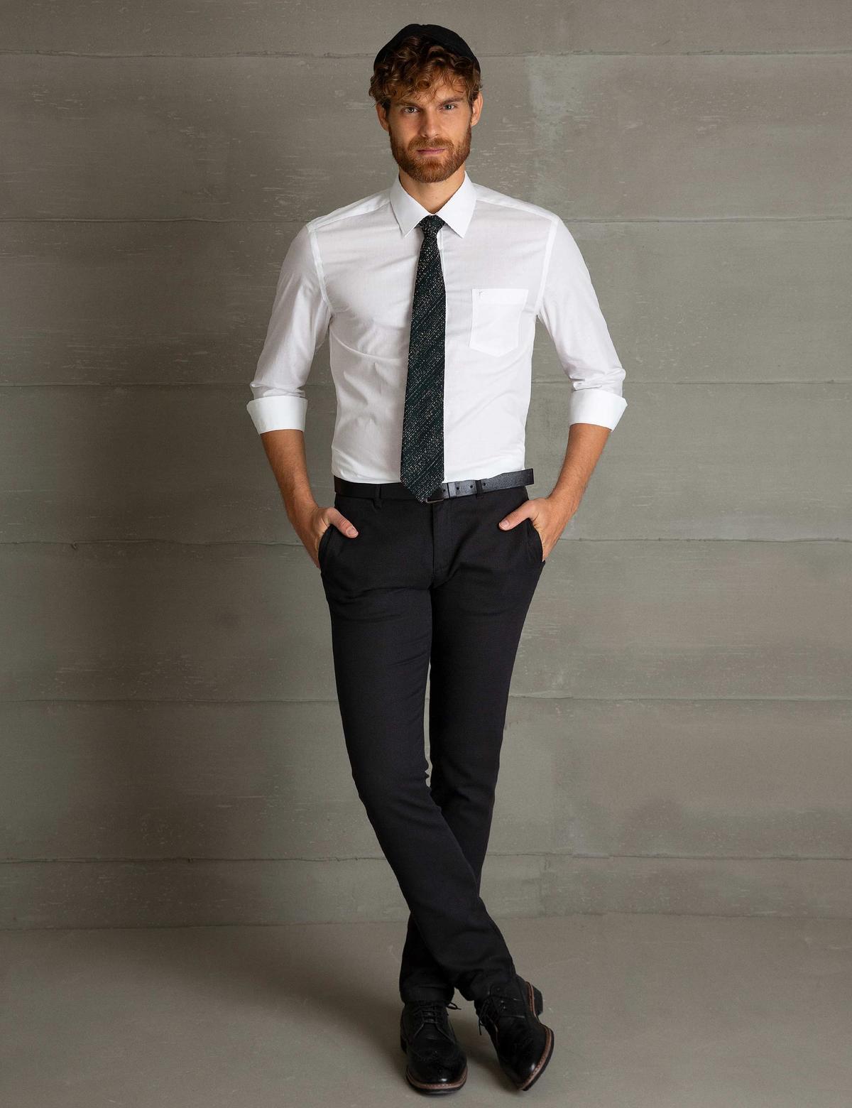 Beyaz Regular Fit Gömlek