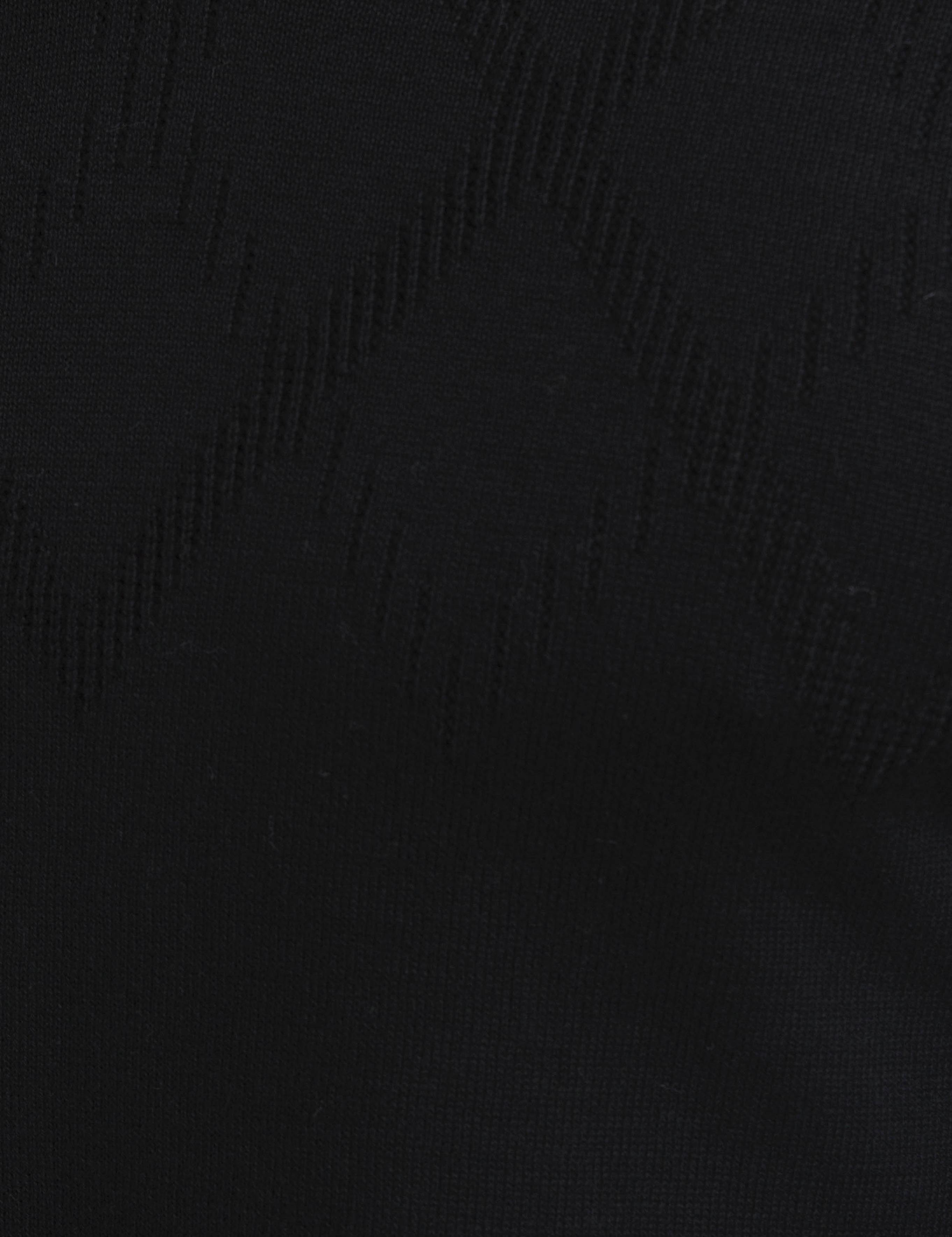 Siyah Slim Fit V Yaka Triko Kazak