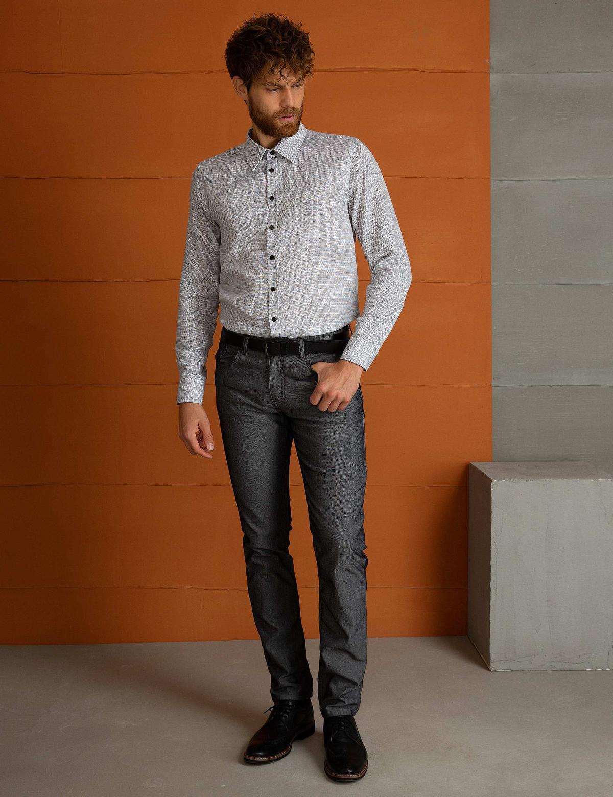Füme Slim Fit Chino Pantolon