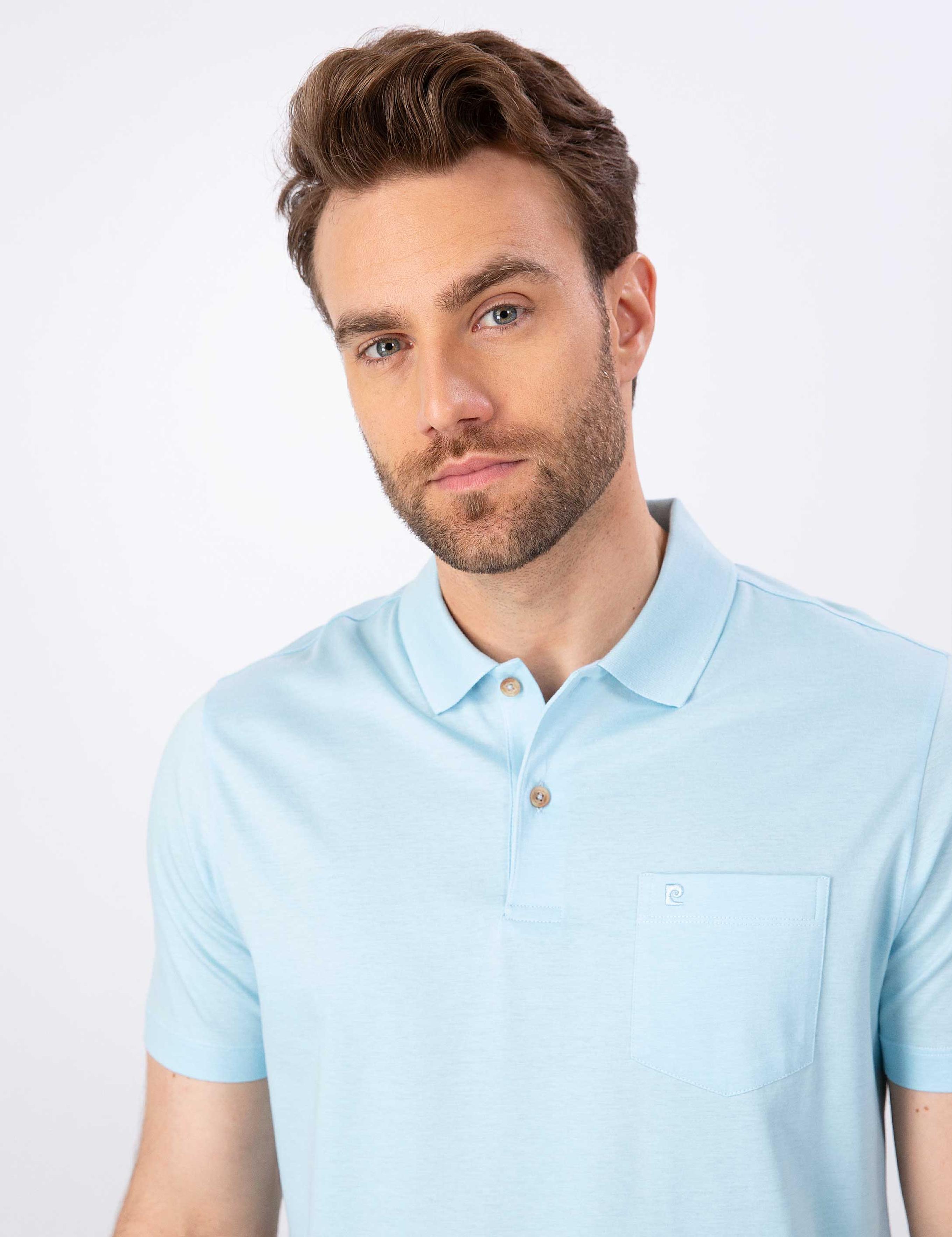 Açık Mavi Regular Fit Basic Tişört