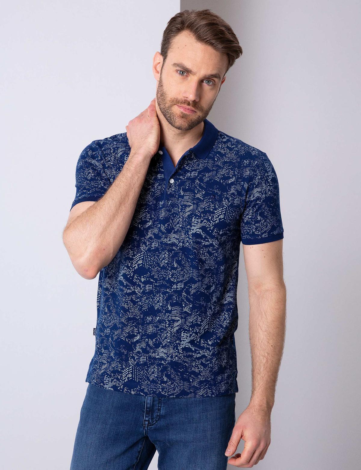 Lacivert Slim Fit Tişört