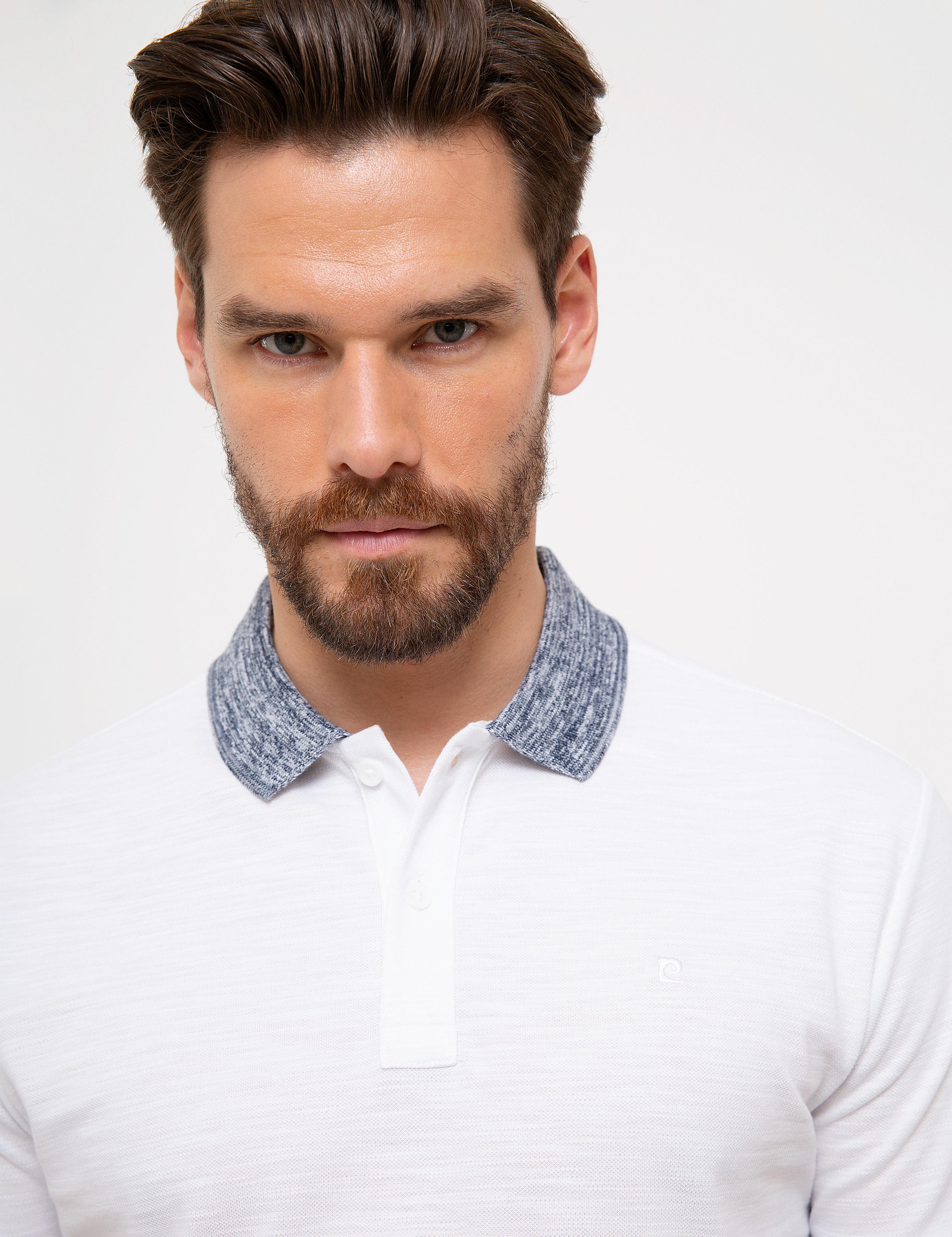 Beyaz Slim Fit Tişört