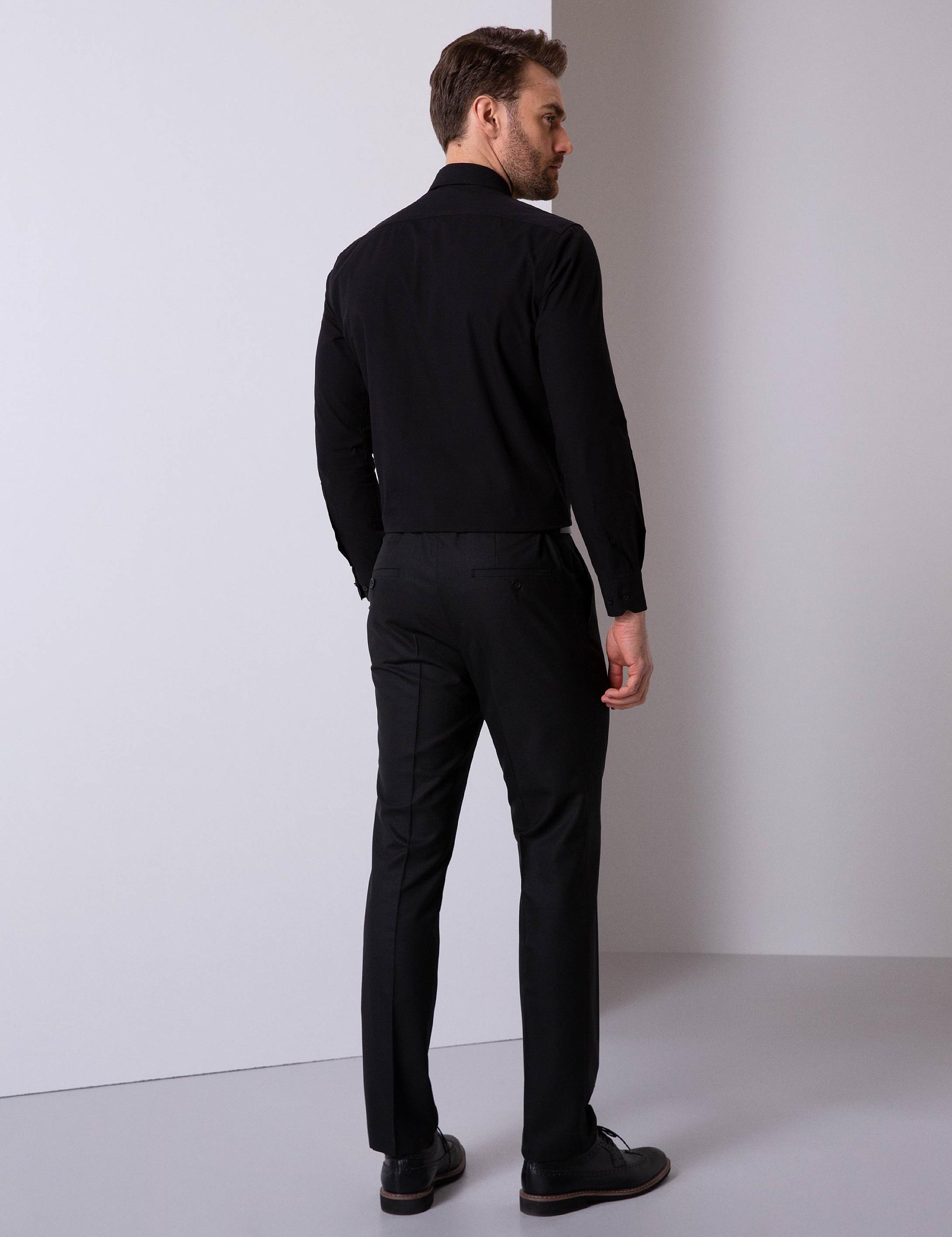Siyah Slim Fit Pantolon