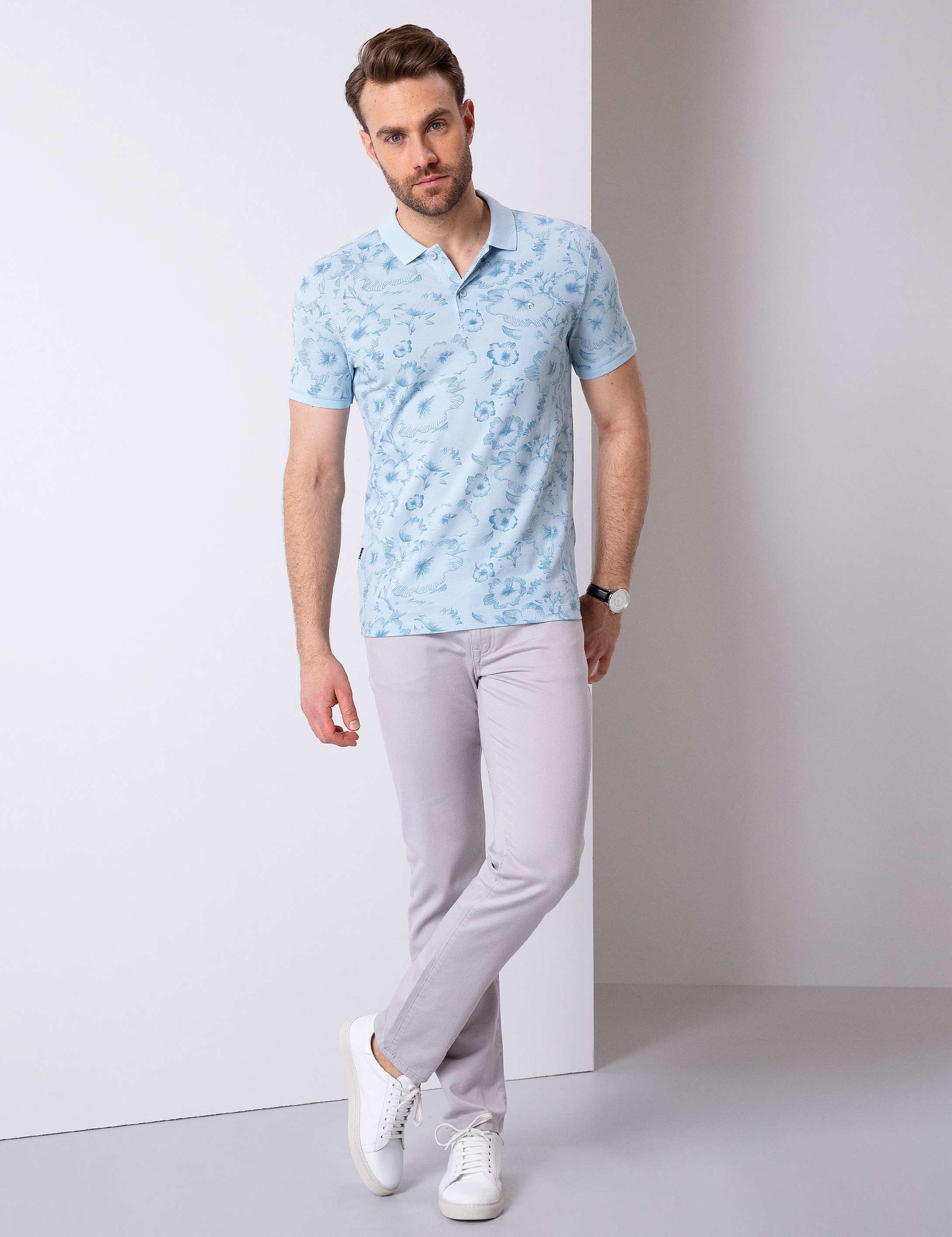Mavi Slim Fit Tişört