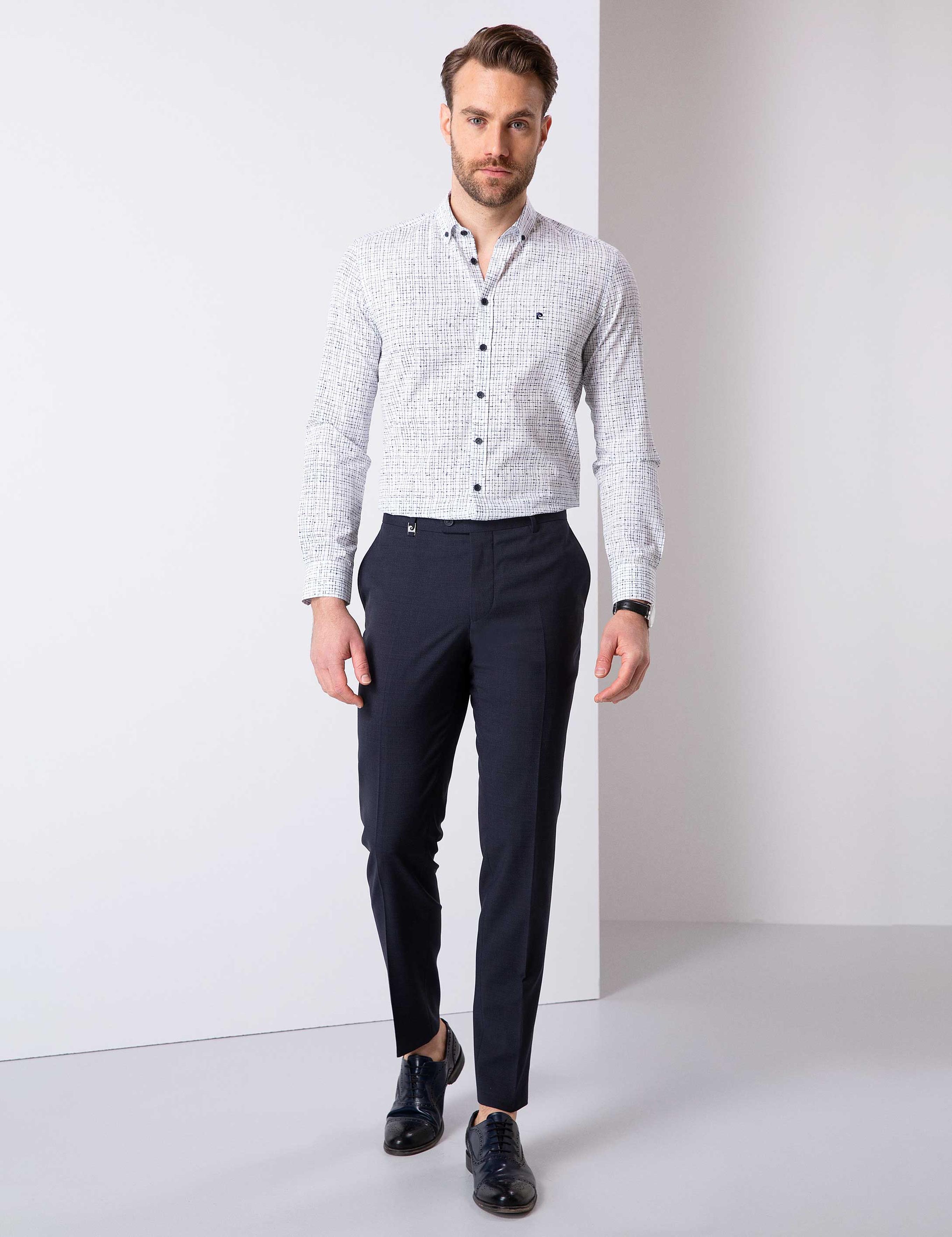 Lacivert Ekstra Slim Fit Pantolon