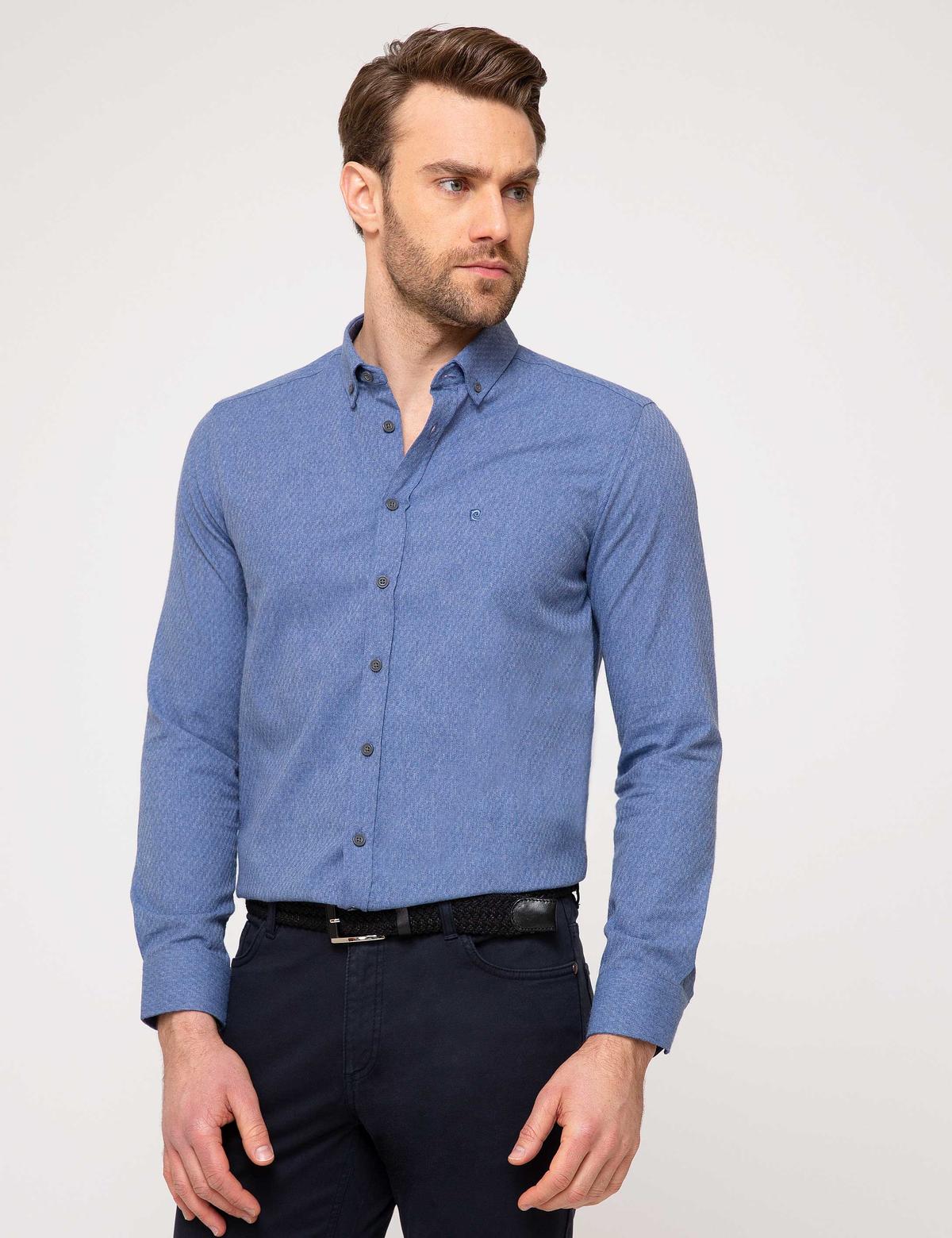 Mavi Slim Fit Gömlek