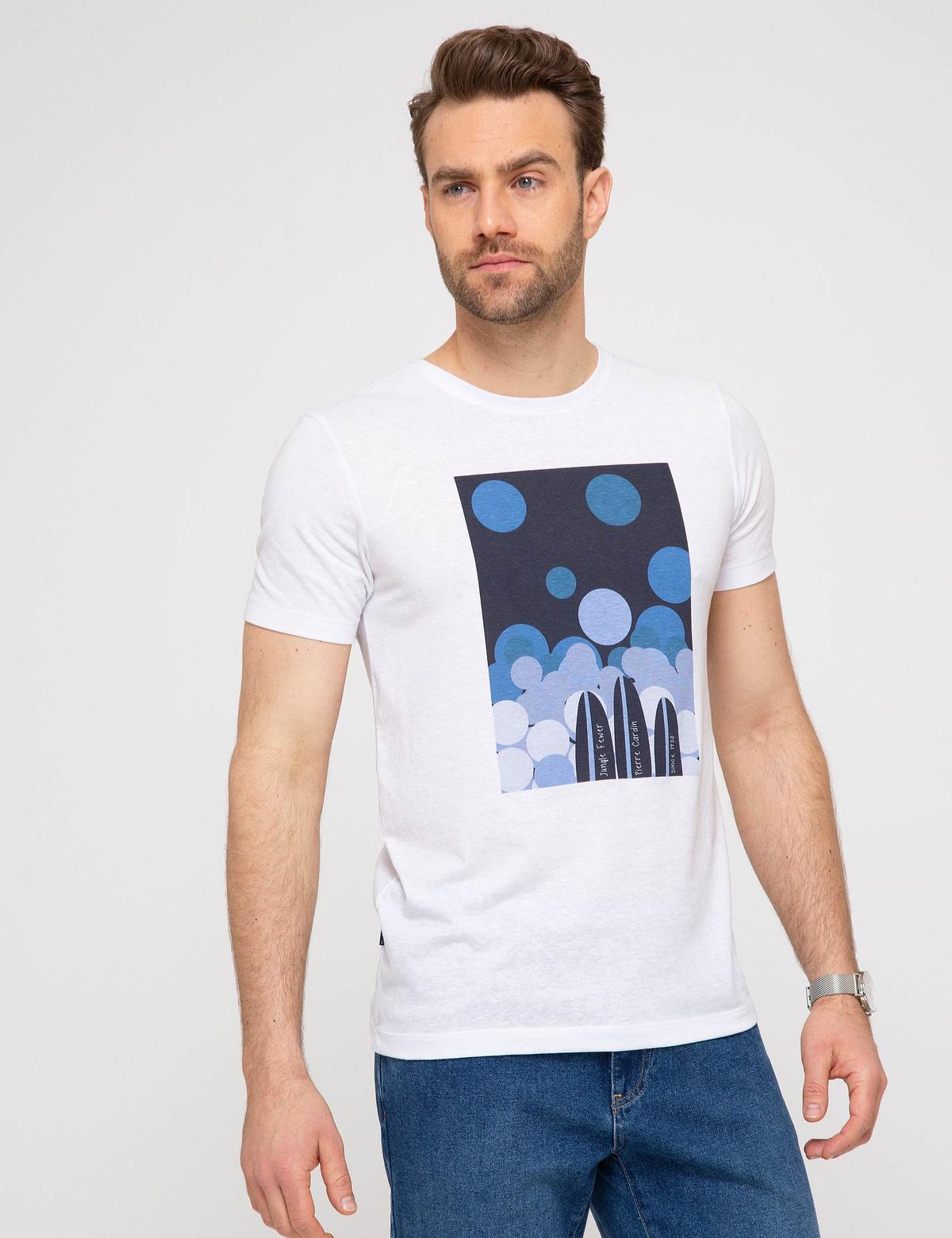 Beyaz Slim Fit Tişört