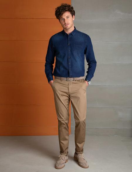 Vizon Slim Fit Kanvas Pantolon