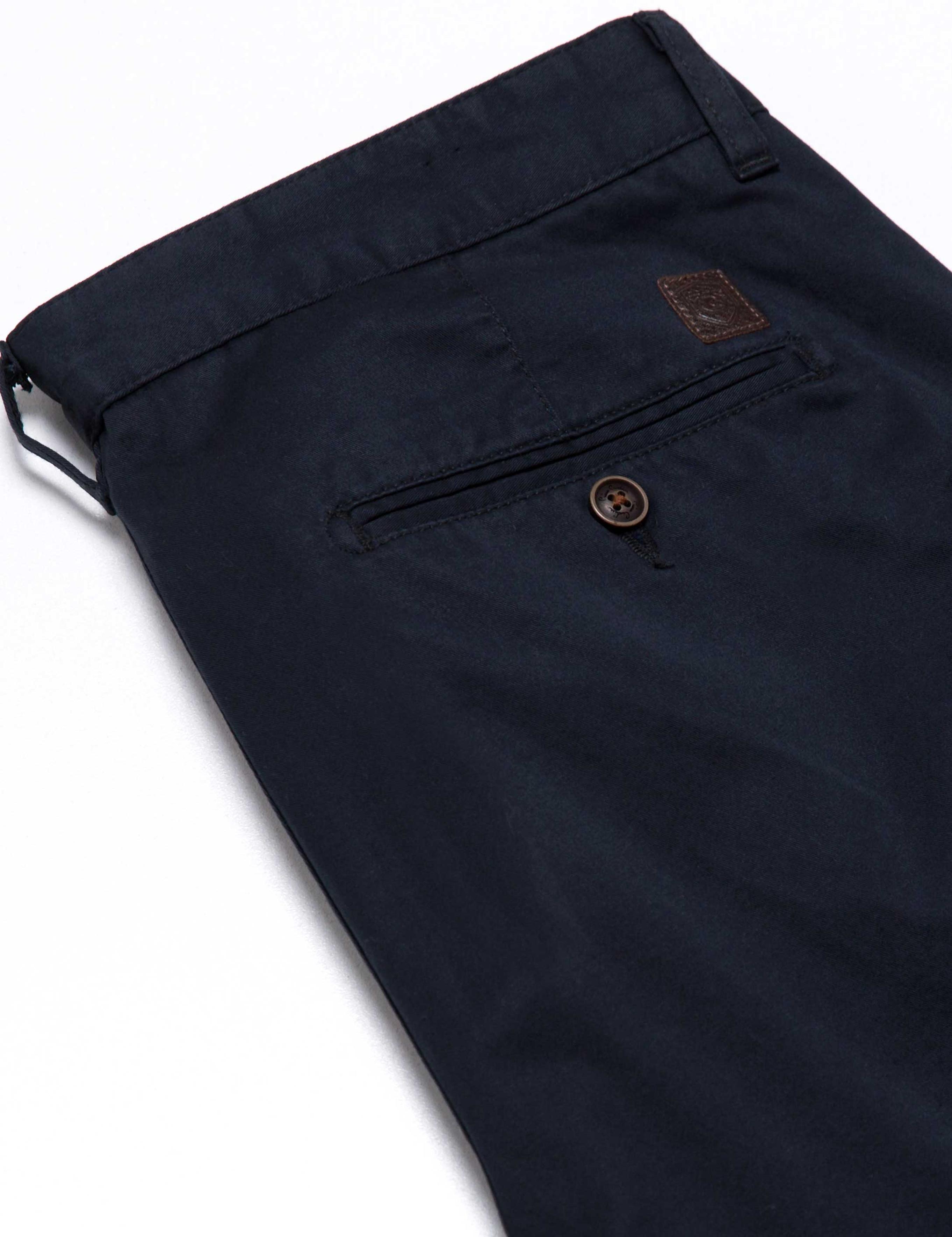 Lacivert Slim Fit Chino Pantolon