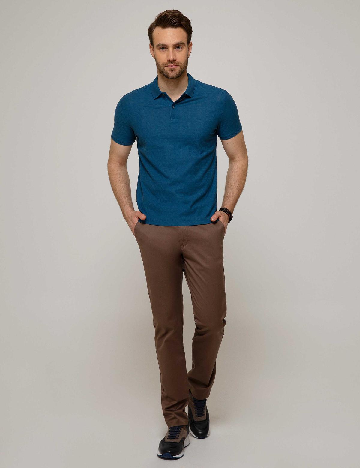 Açık Kahverengi Slim Fit Chino Pantolon