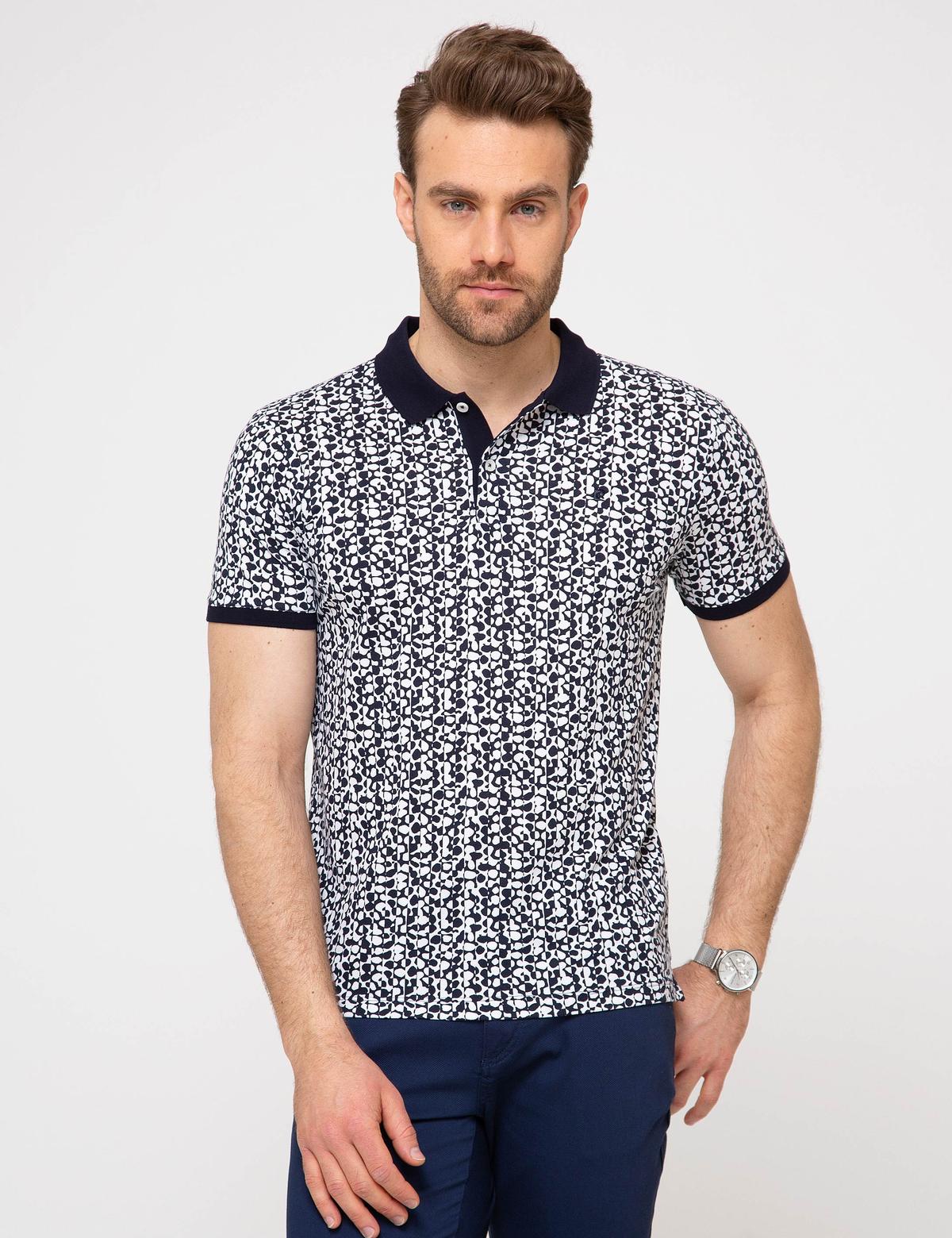 Lacivert Slim Fit T-Shirt