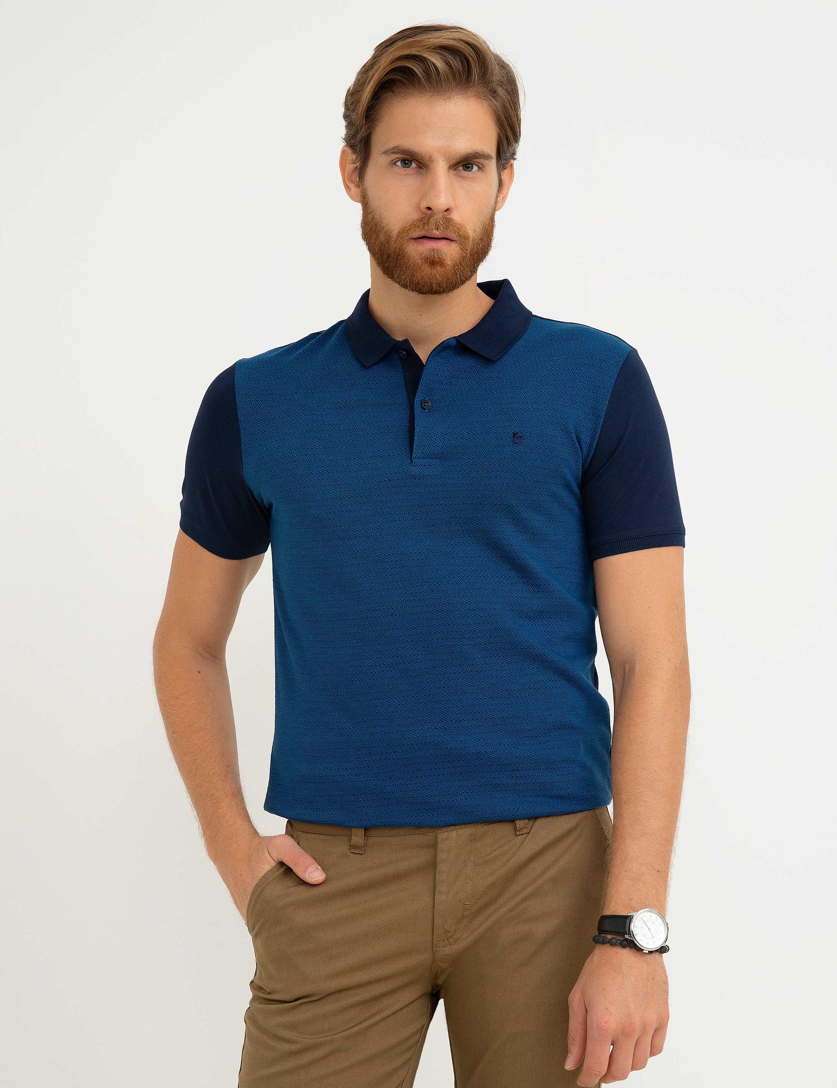Lacivert Slim Fit Tişört