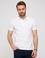 Beyaz Slim Fit Basic Polo Yaka T-Shirt