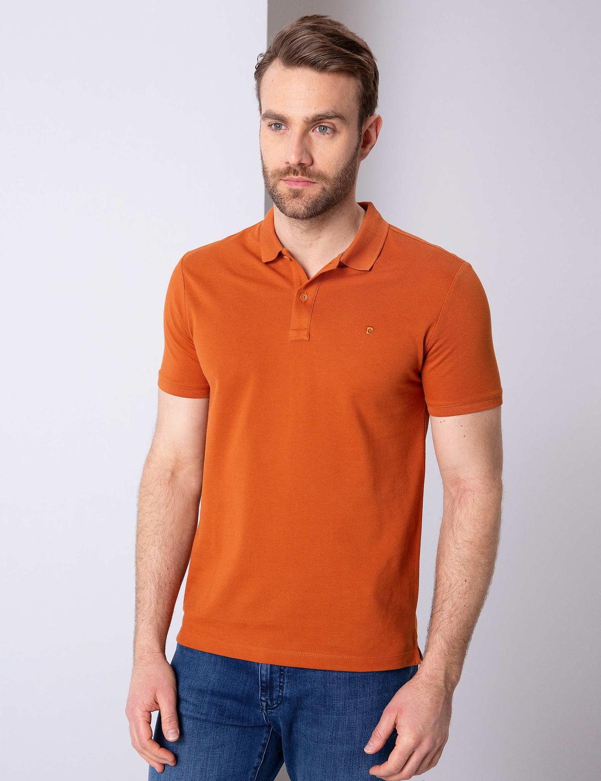 Pas Slim Fit Basic Polo Yaka T-Shirt