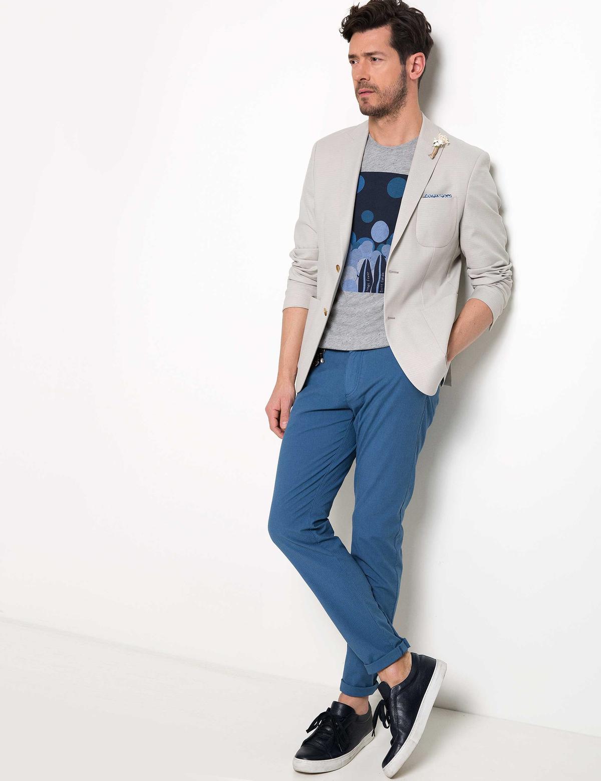 Gri Slim Fit Ceket