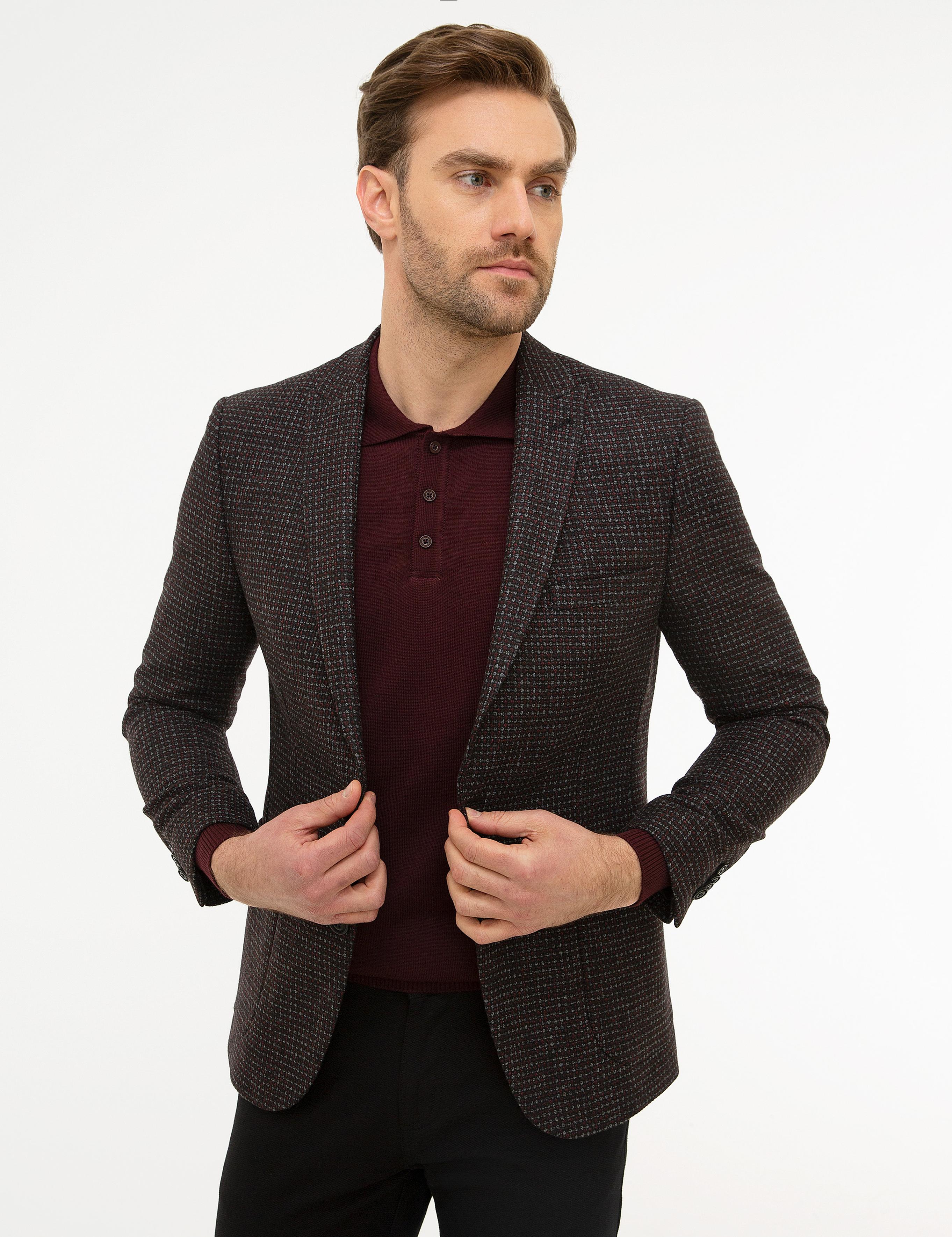 Siyah Ex. Slim Fit Ceket