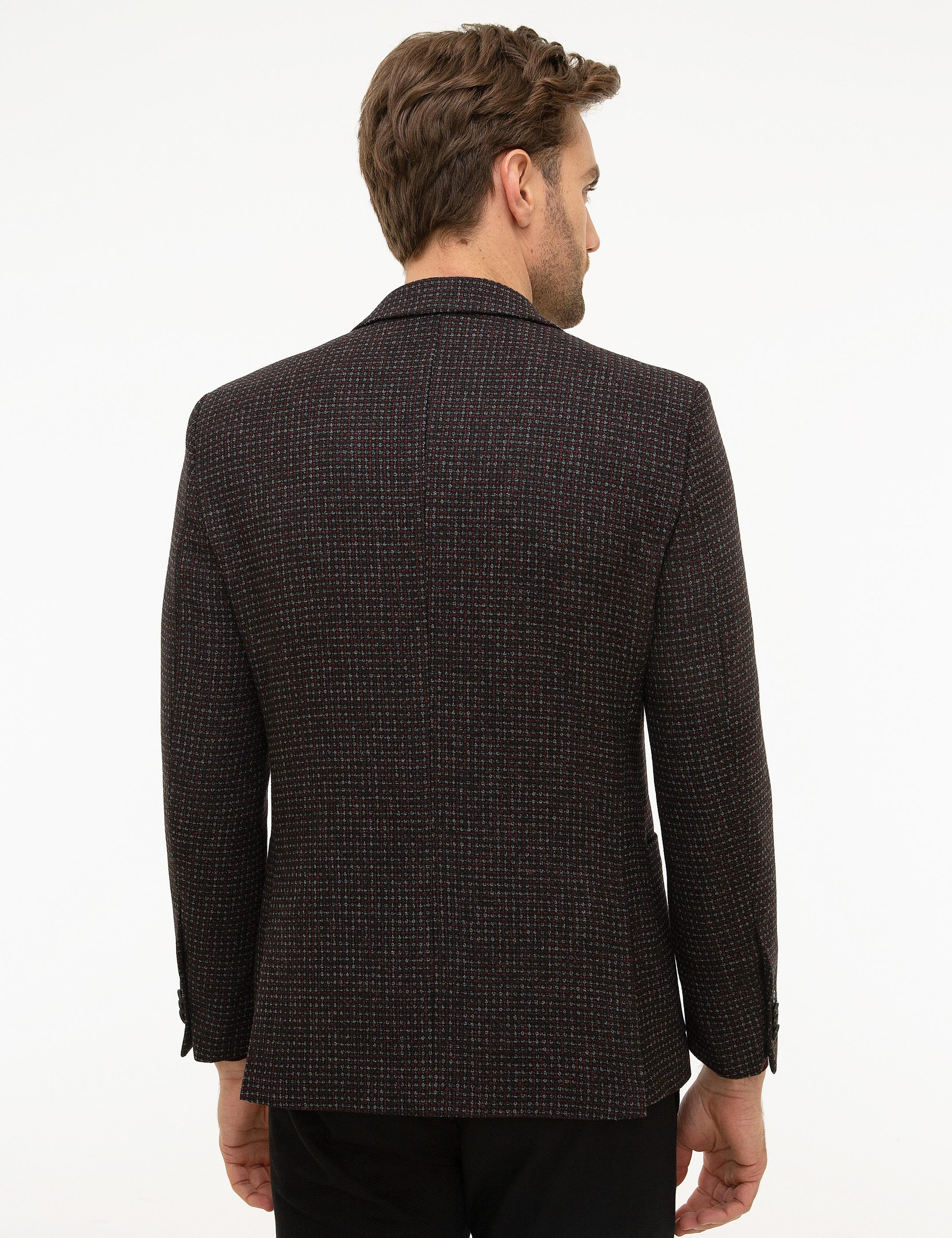 Siyah Ex. Slim Fit Ceket