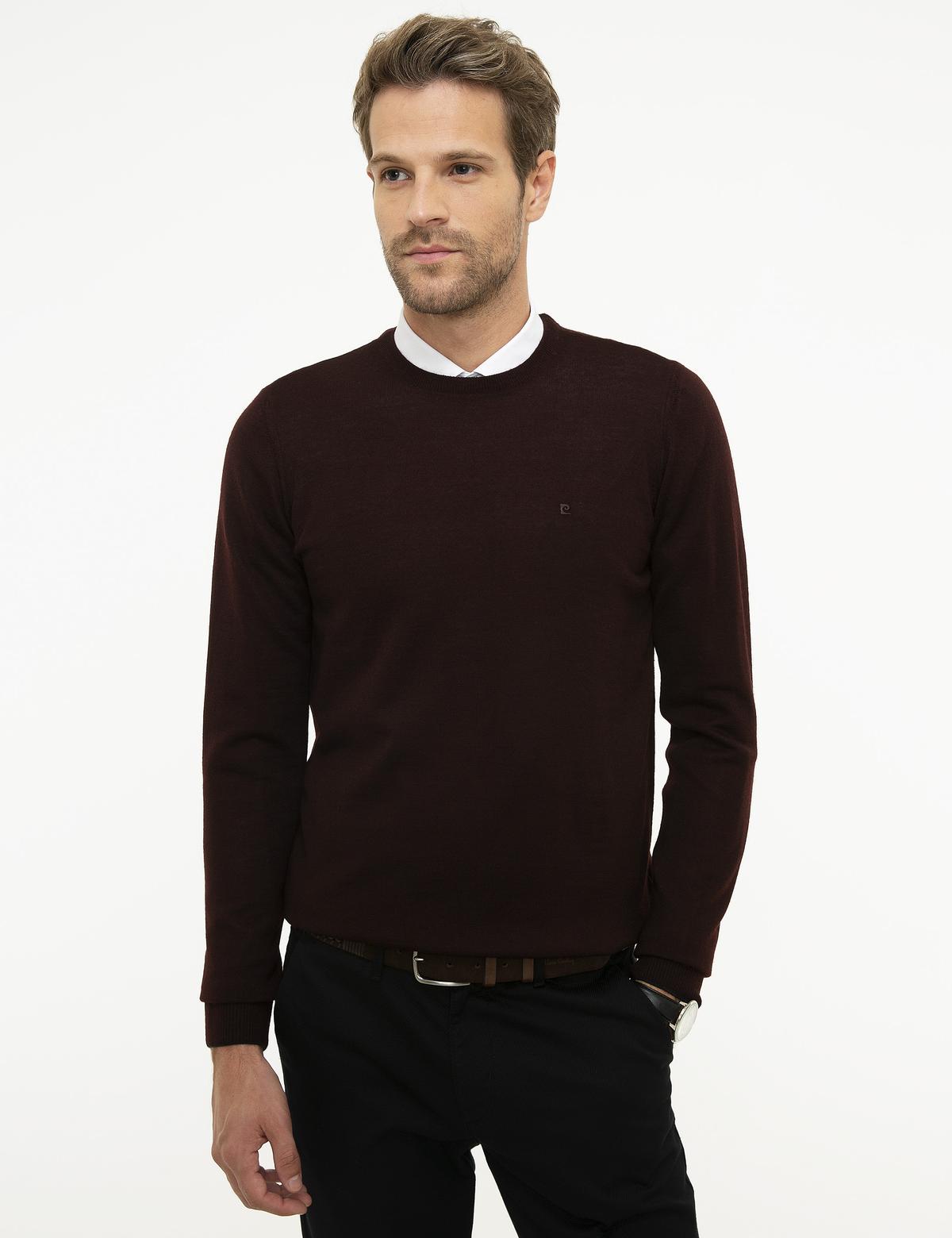 Bordo Slim Fit Basic Kazak