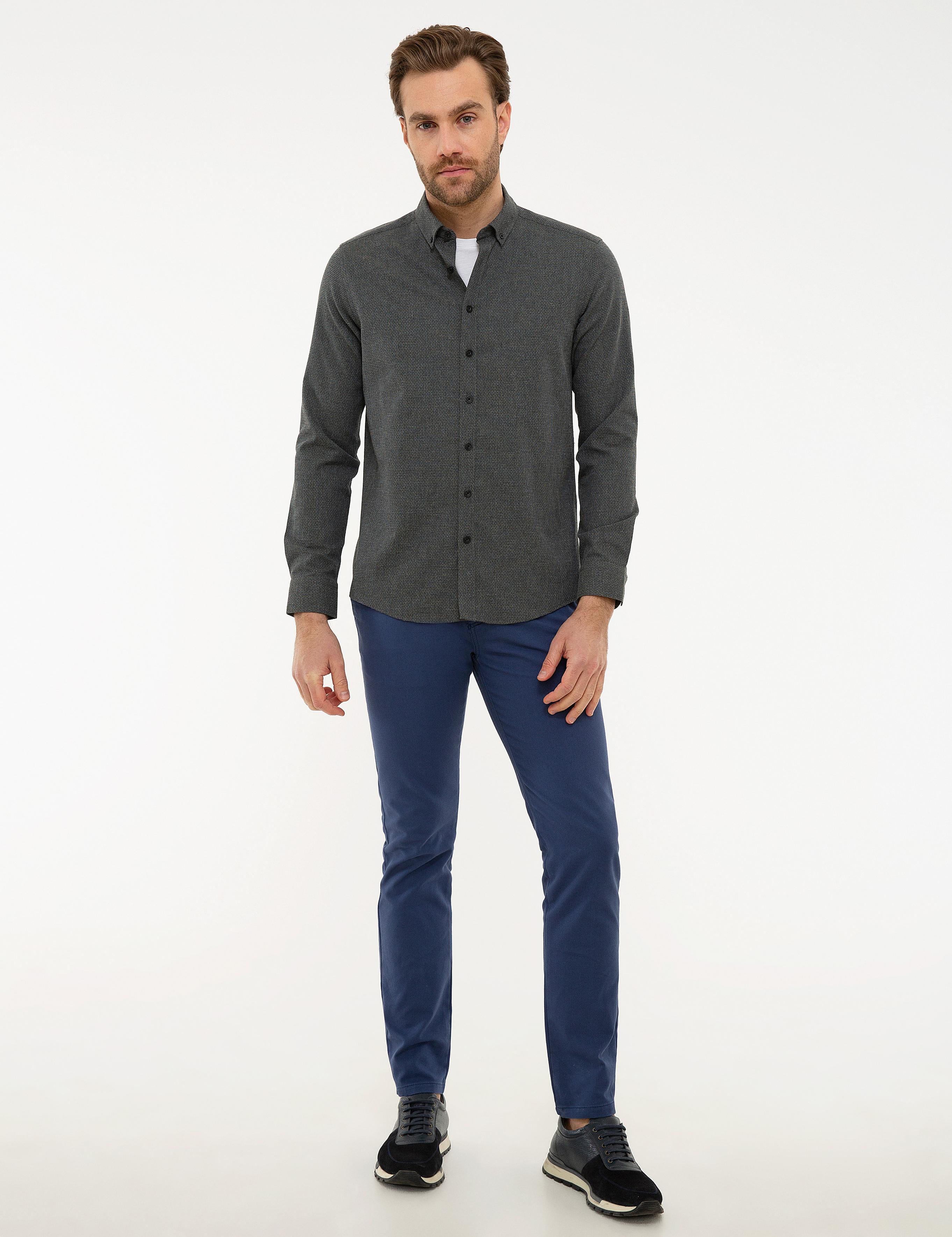 Koyu Yeşil Slim Fit Gömlek