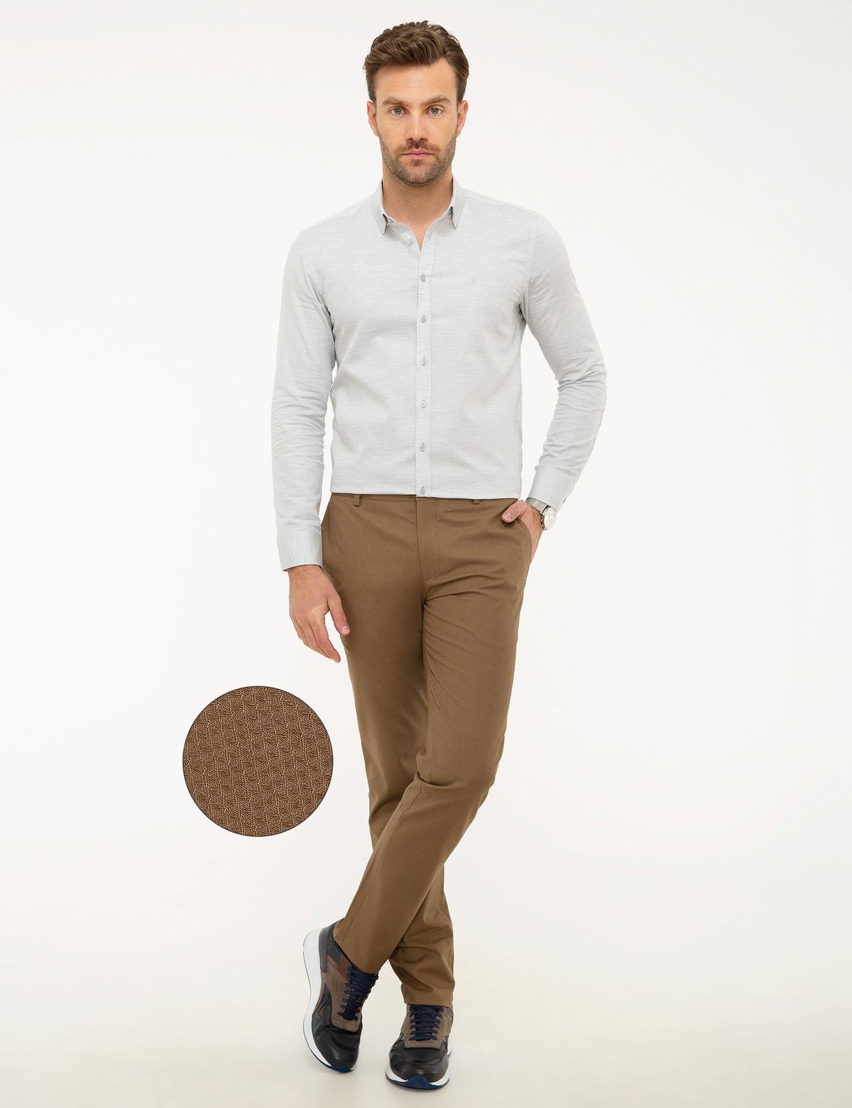 Camel Ex. Slim Fit Kumaş Pantolon