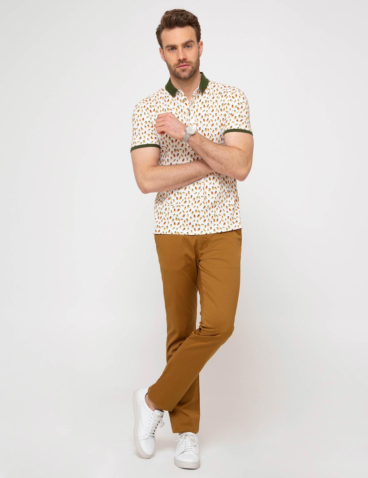 Hardal Slim Fit Chino Pantolon