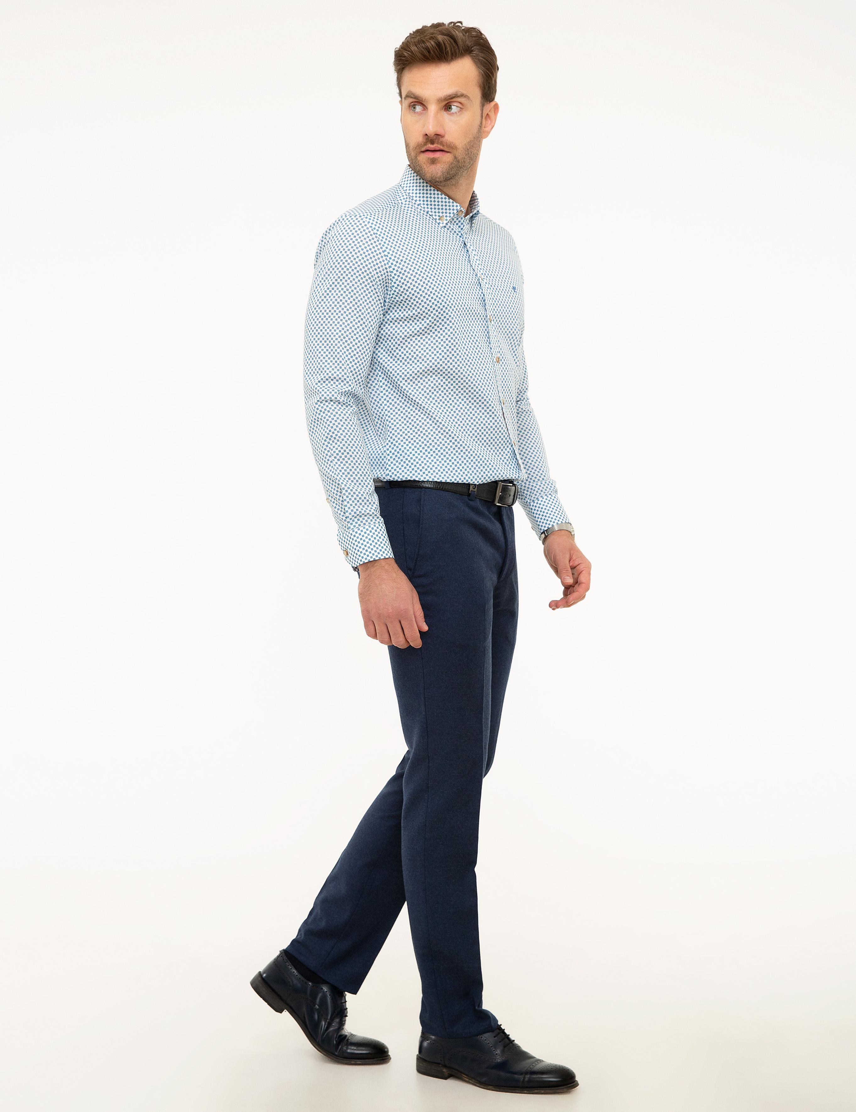 Lacivert Slim Fit Kumaş Pantolon