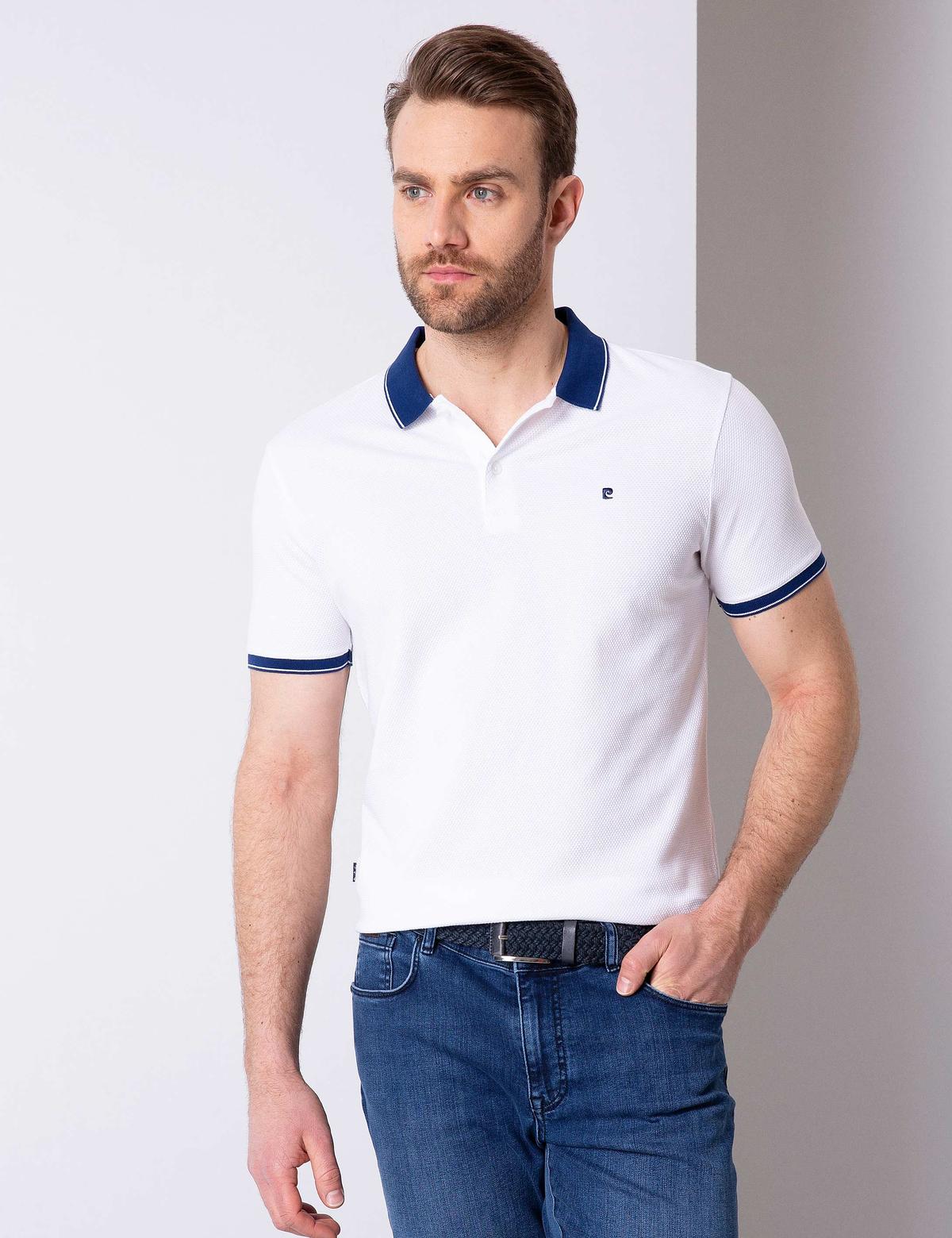 Beyaz Slim Fit T-Shirt