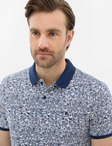 Lacivert Slim Fit Polo Yaka Tişört