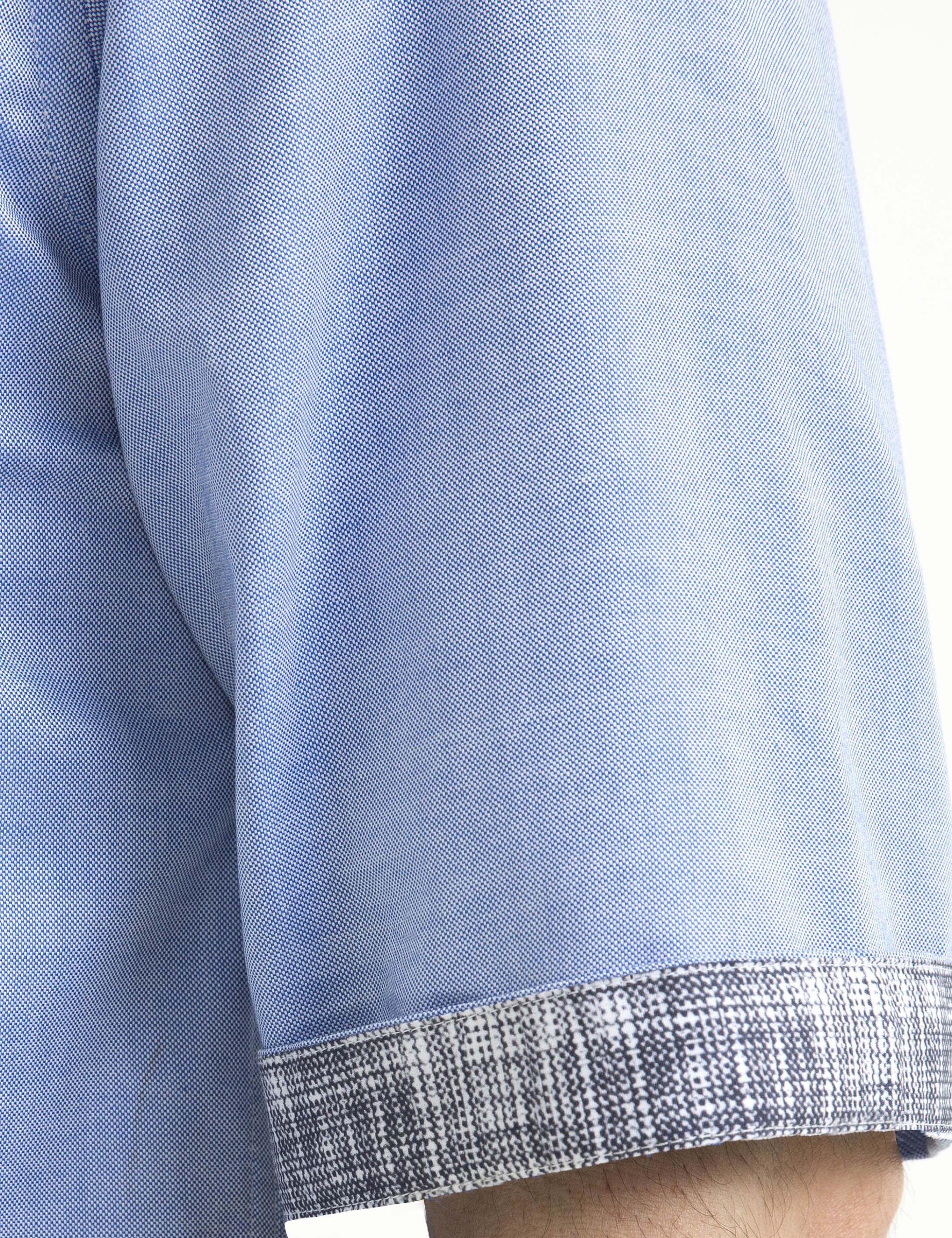 İndigo Slim Fit Kısa Kol Gömlek