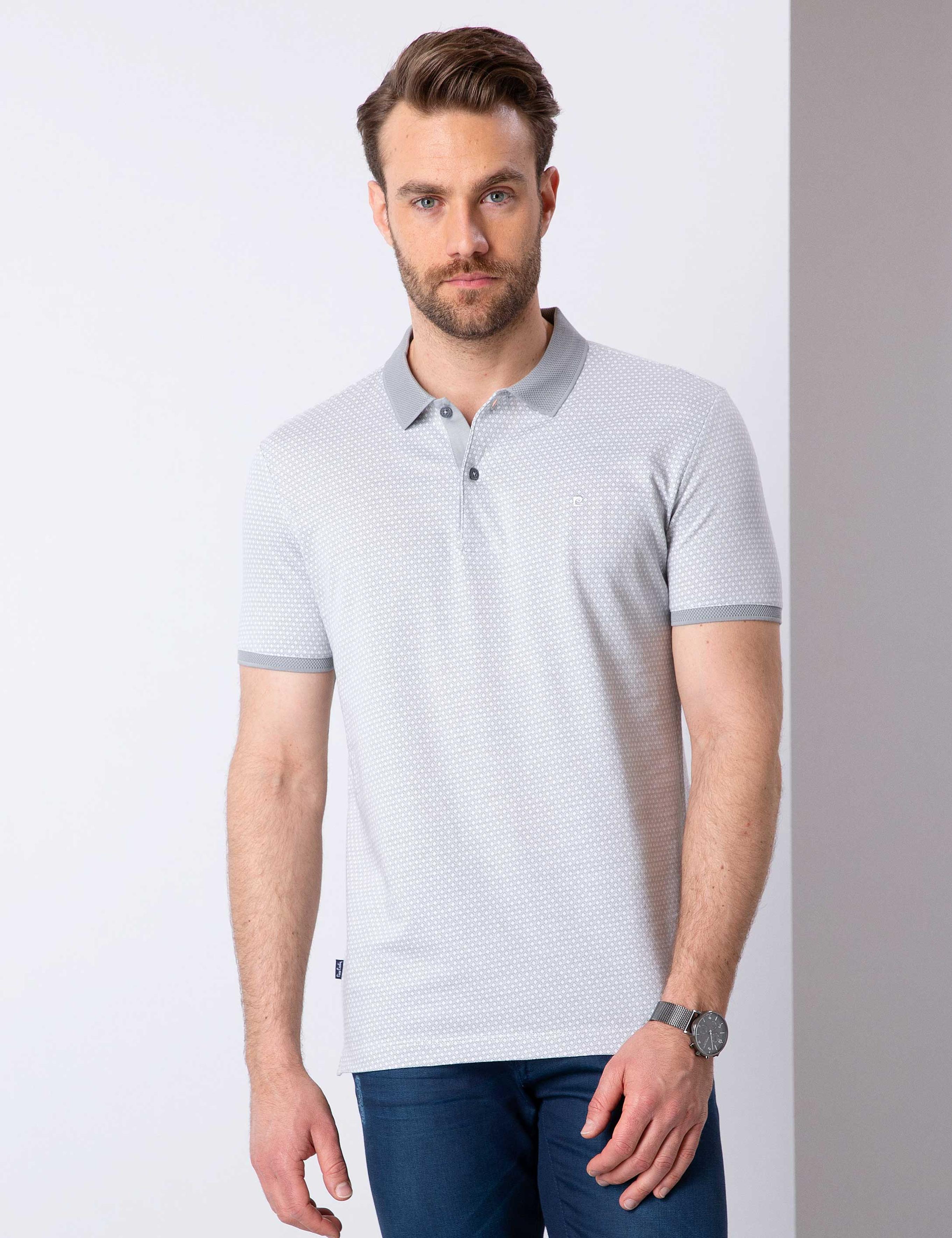 Gri Slim Fit Tişört