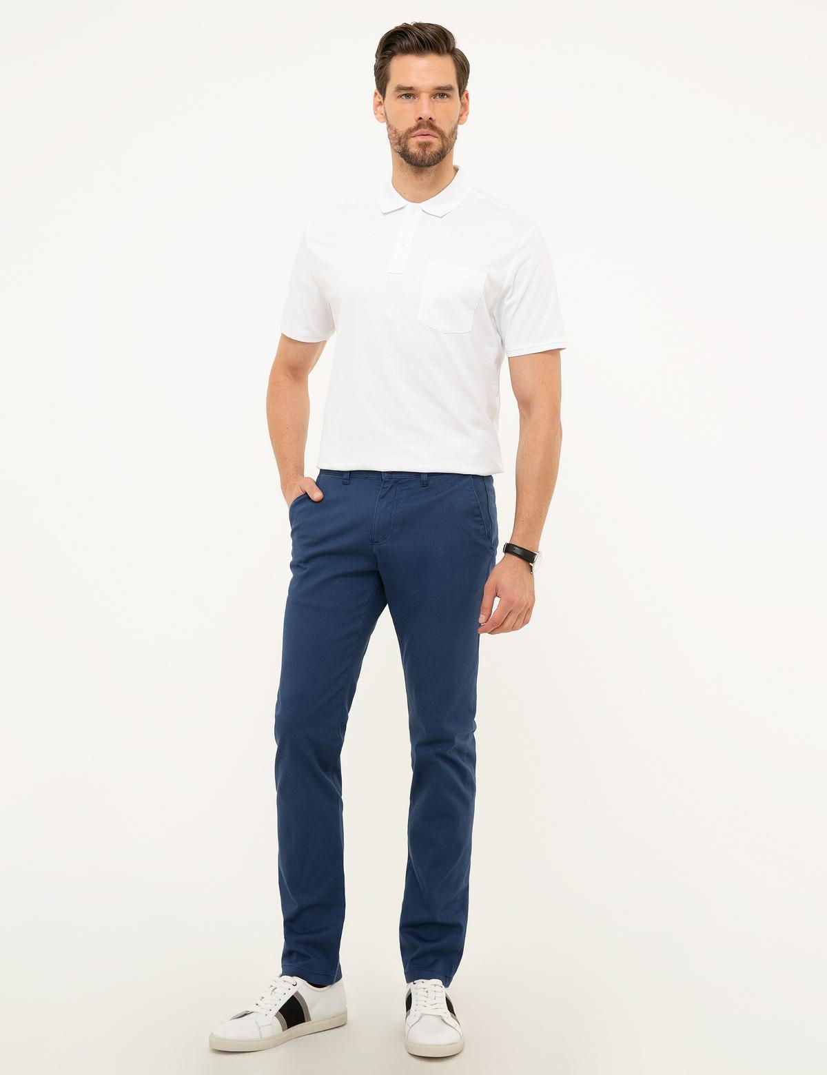 İndigo Slim Fit Chino Pantolon