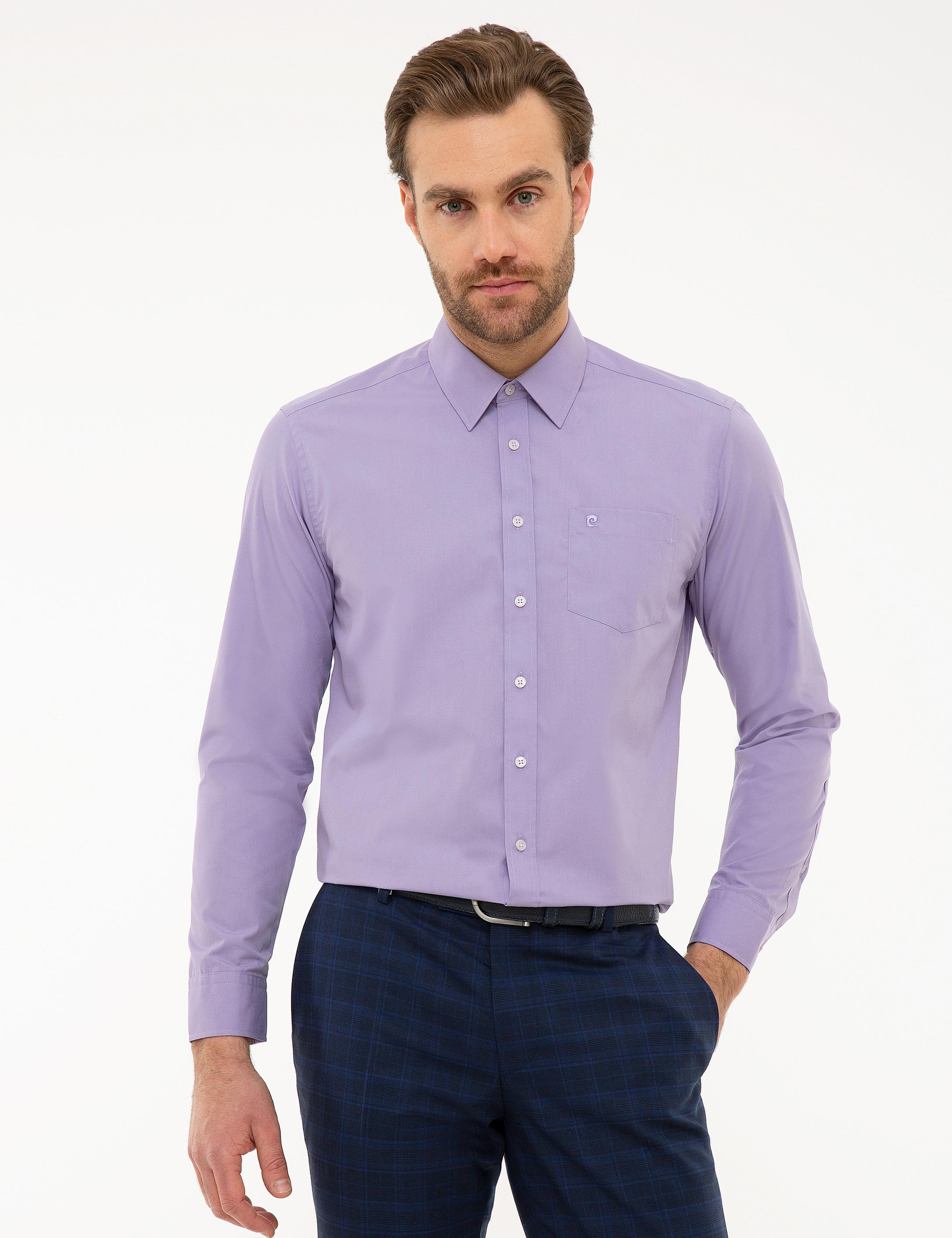Menekşe Regular Fit Uzun Kollu Gömlek