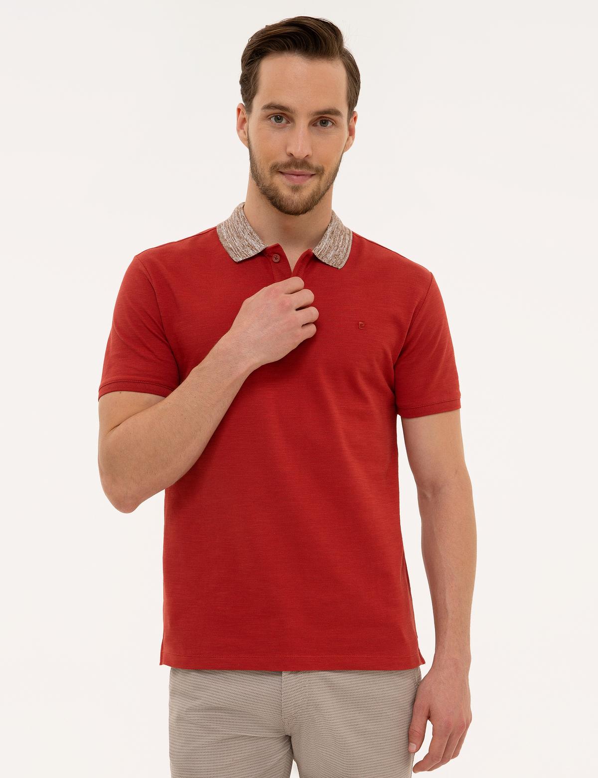 Kiremit Slim Fit Polo Yaka T-Shirt