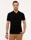 Siyah Slim Fit Basic Polo Yaka T-Shirt