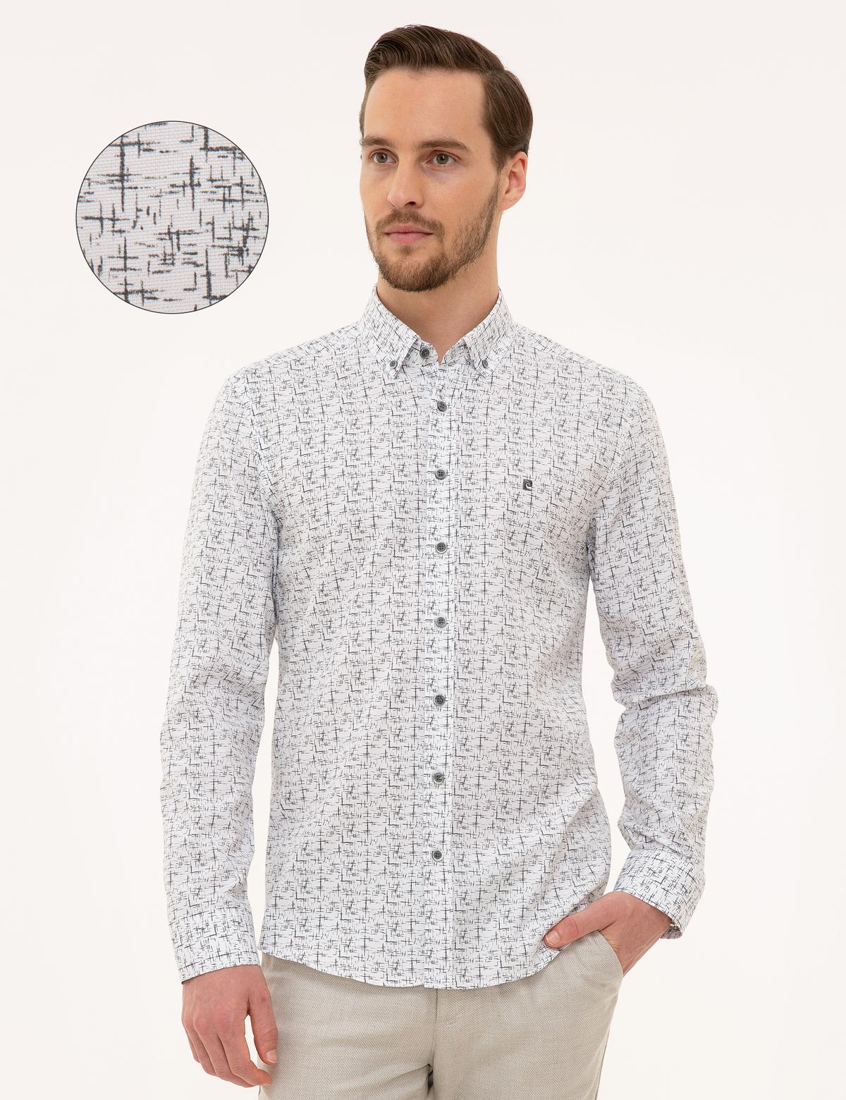Antrasit Slim Fit Gömlek