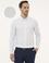 Lacivert Detaylı Beyaz Slim Fit Gömlek