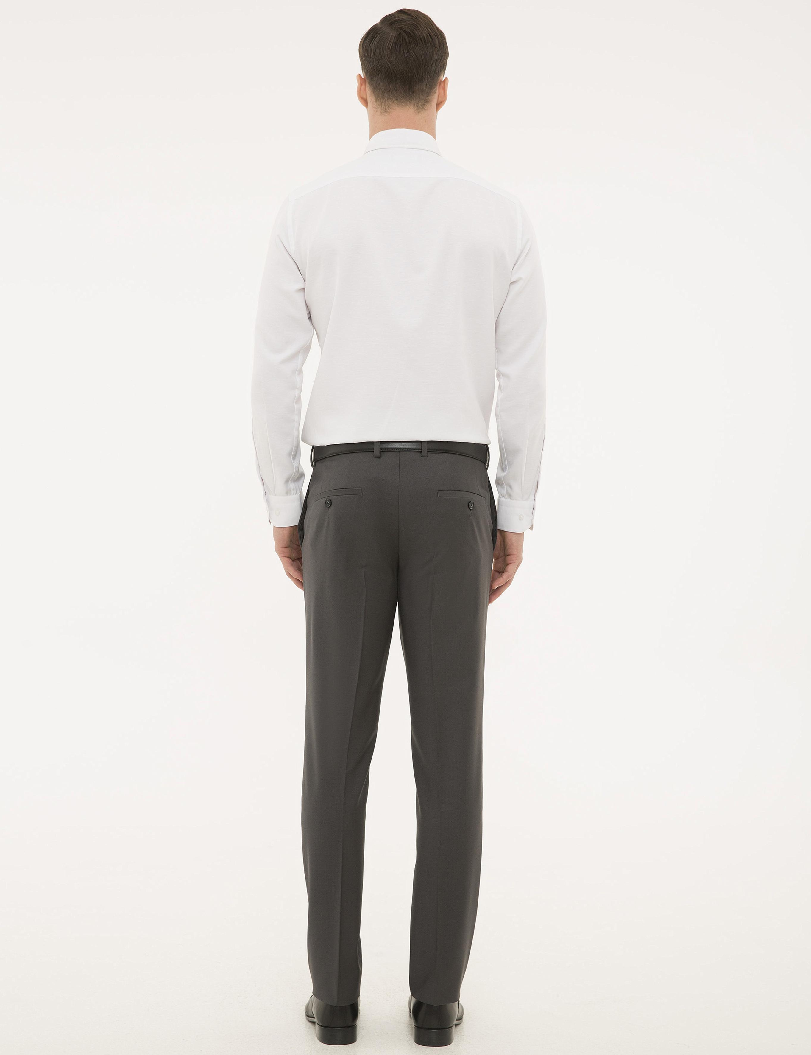 Füme Slim Fit Kumaş Pantolon