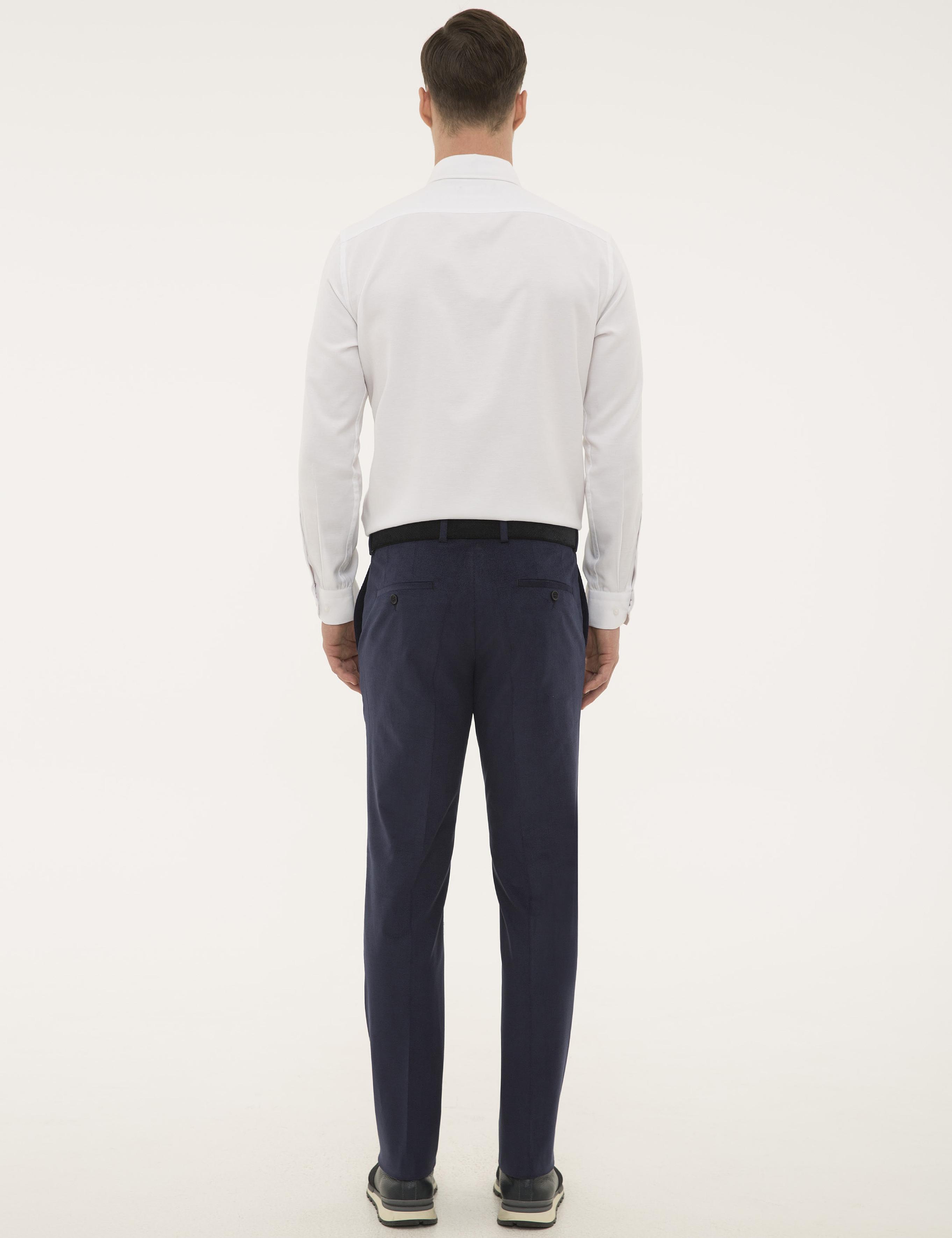Açık Lacivert Slim Fit Kumaş Pantolon