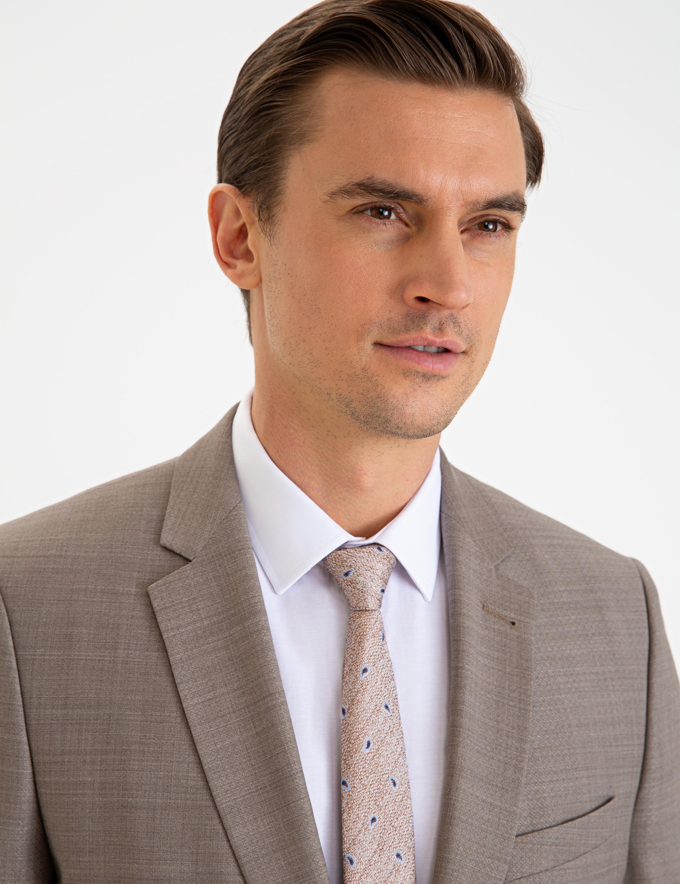 Kum Slim Fit Takım Elbise