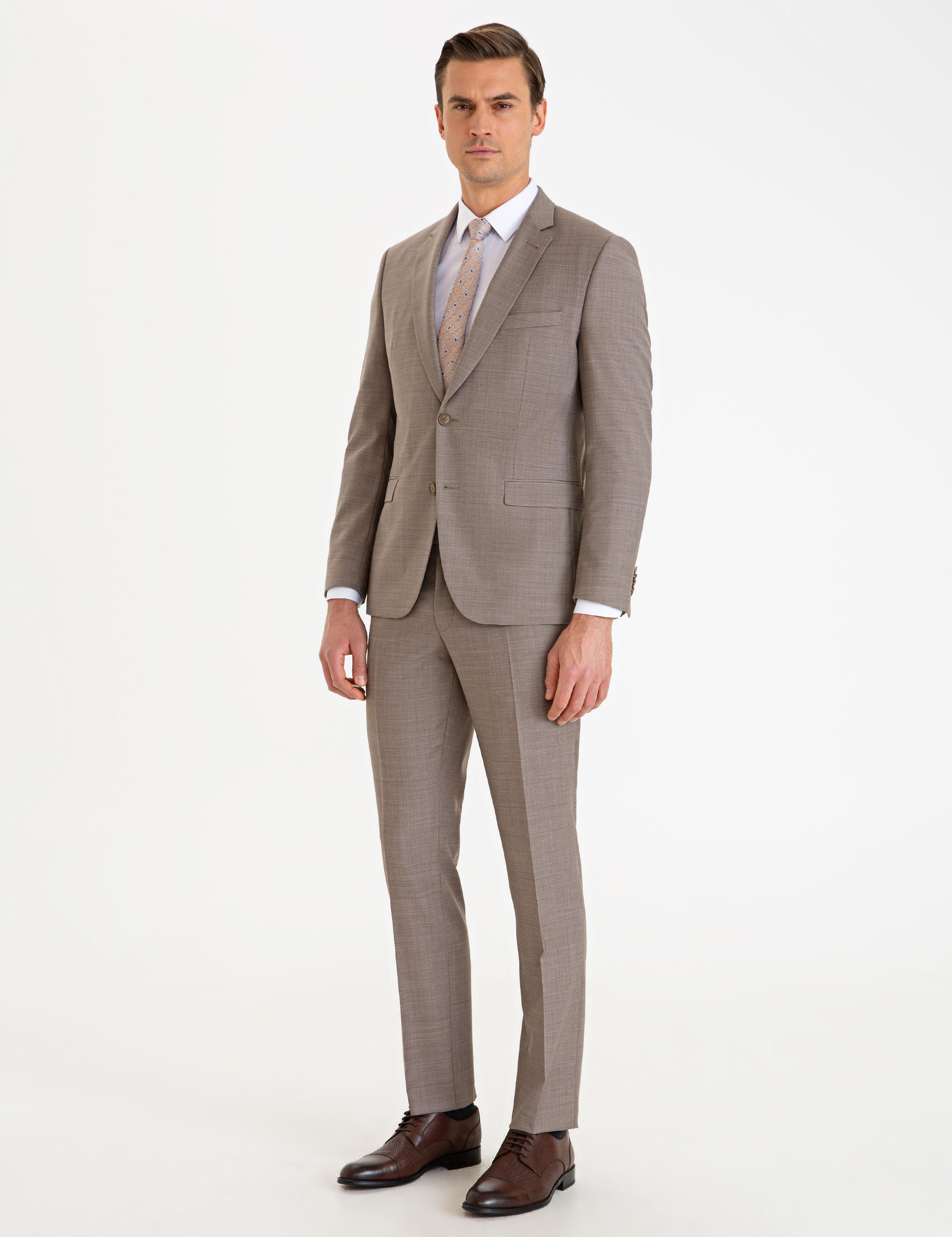Kum Slim Fit Takım Elbise