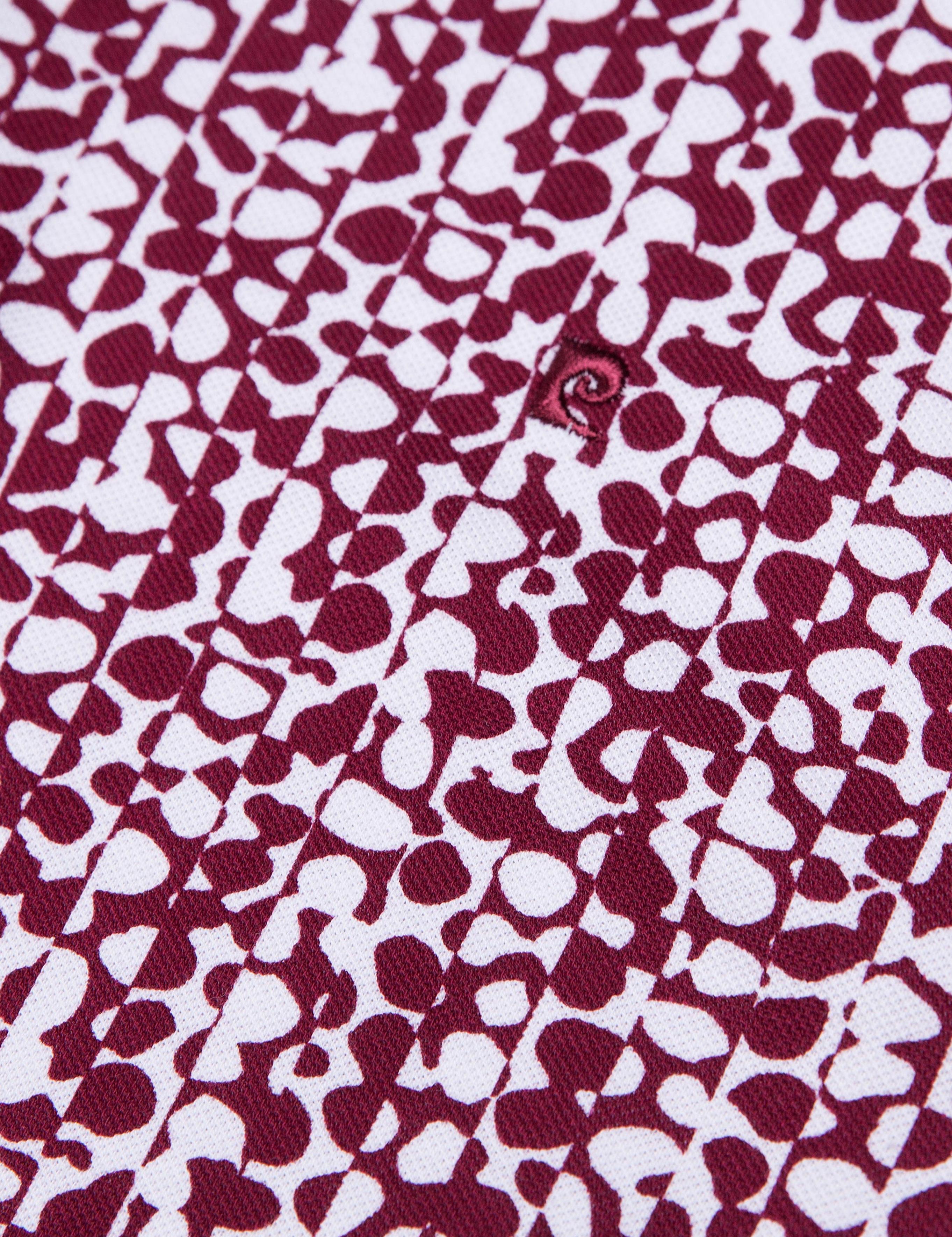 Bordo Slim Fit Polo Yaka Tişört