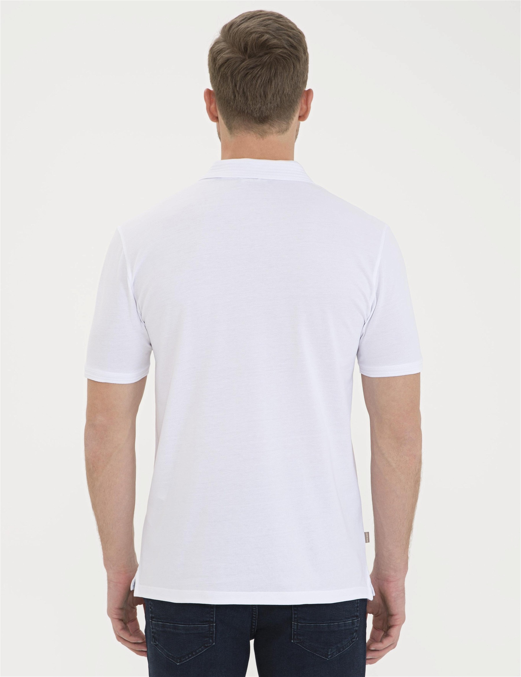 Beyaz Regular Fit Basic Tişört