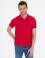 Koyu Kırmızı Slim Fit Basic Polo Yaka T-Shirt